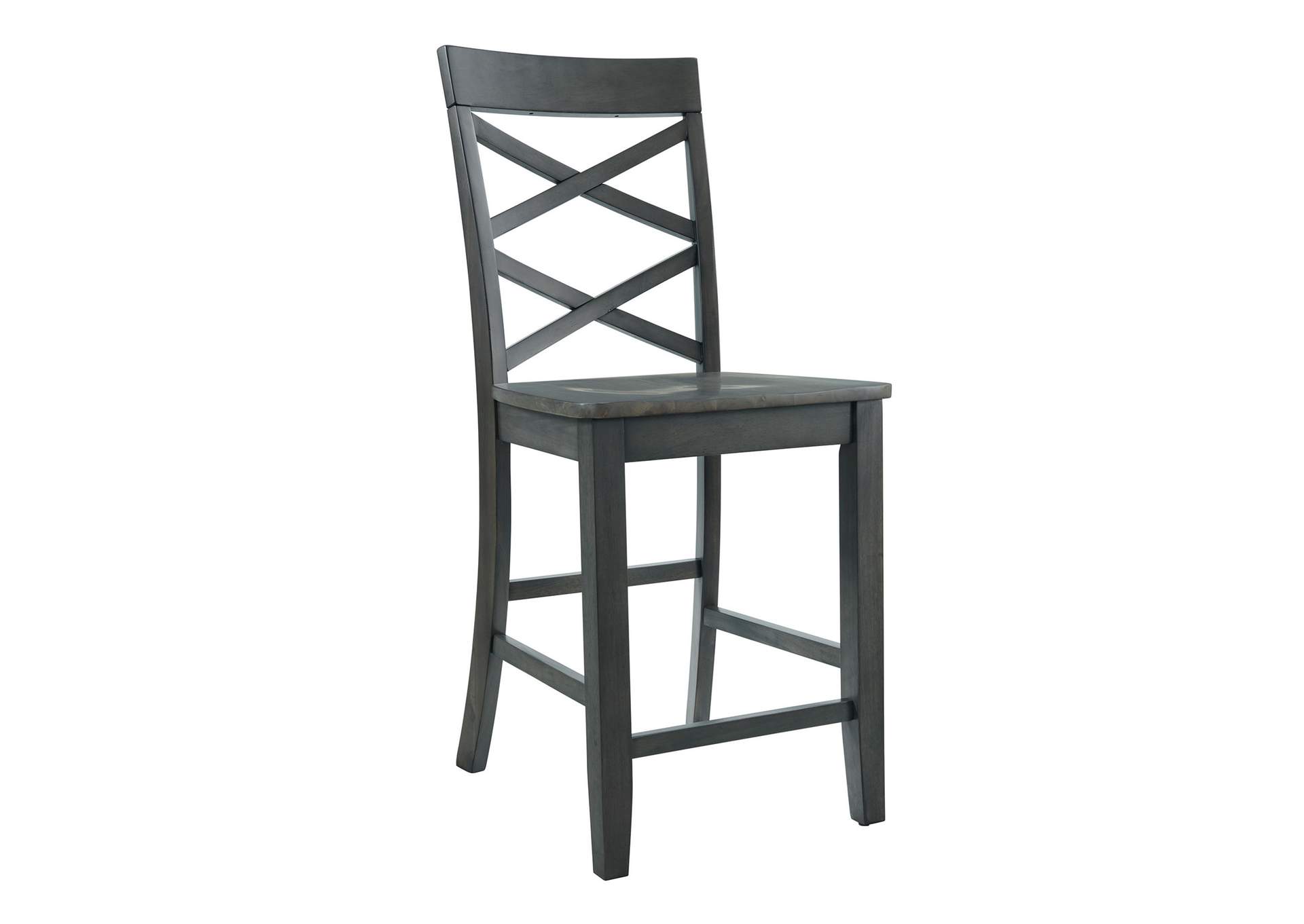 Renegade Counter Side Chair Grey 2 Per Pack,Elements