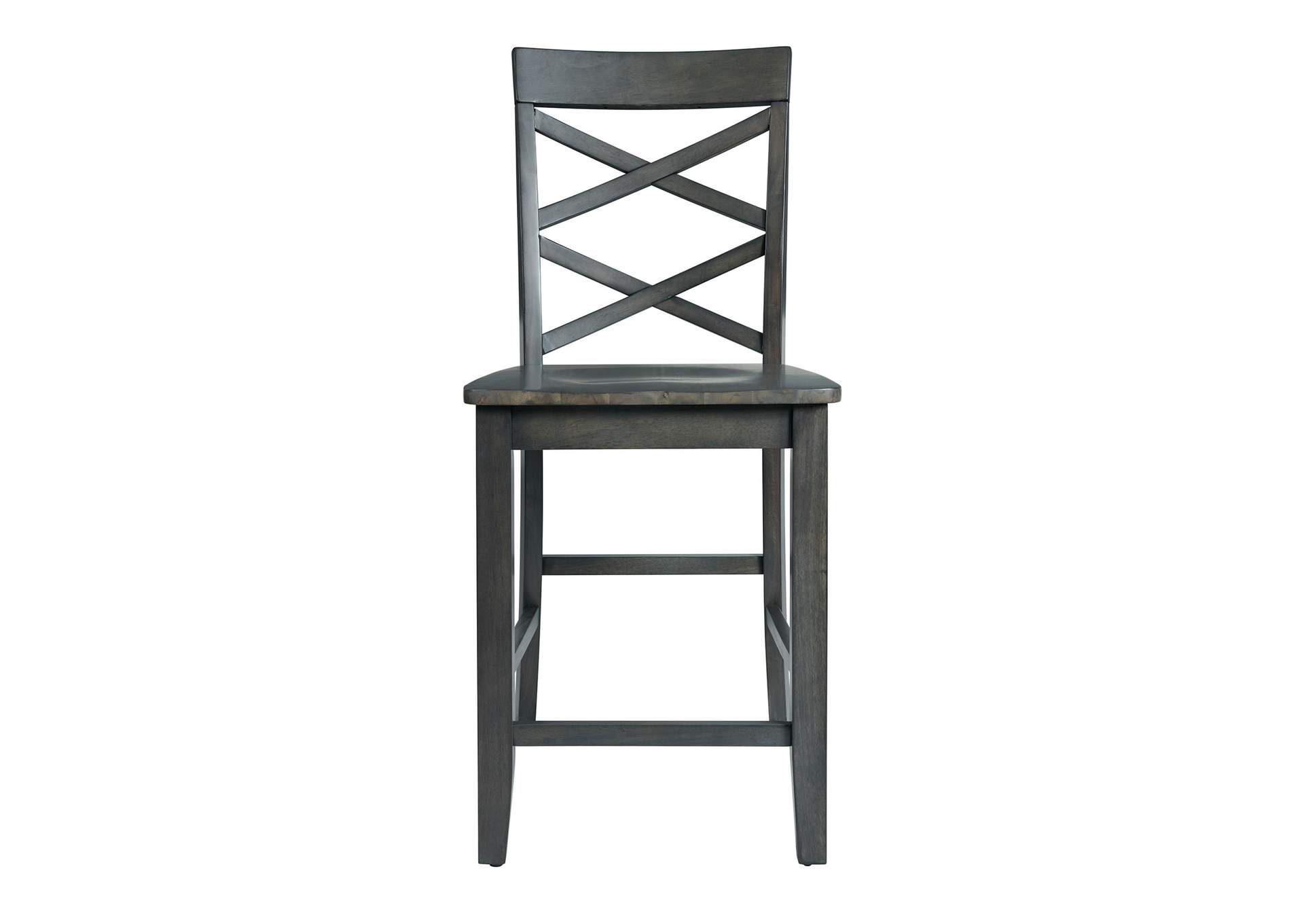 Renegade Counter Side Chair Grey 2 Per Pack,Elements