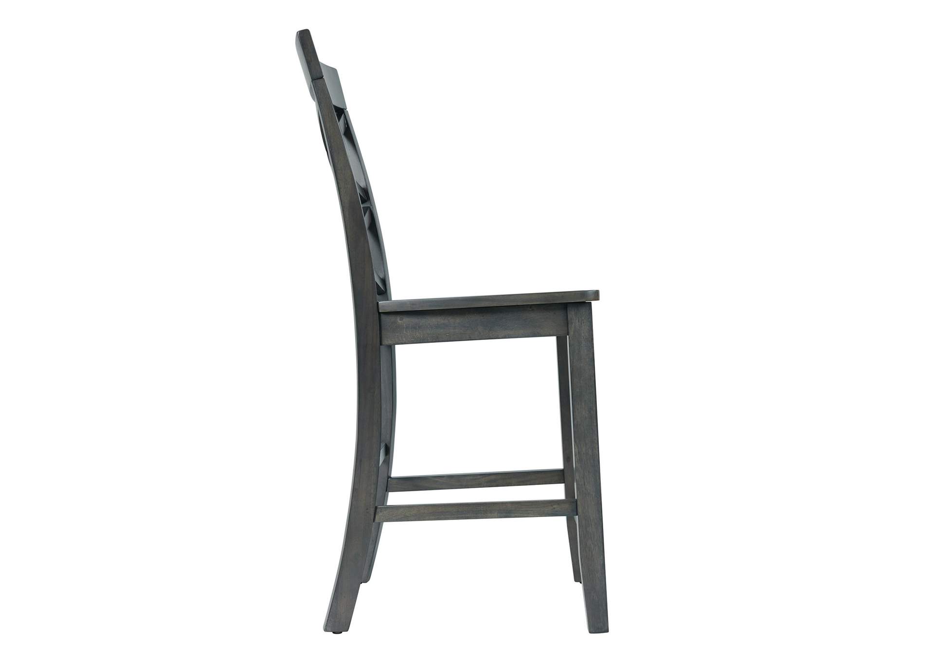 Renegade Counter Side Chair Grey 2 Per Pack,Elements