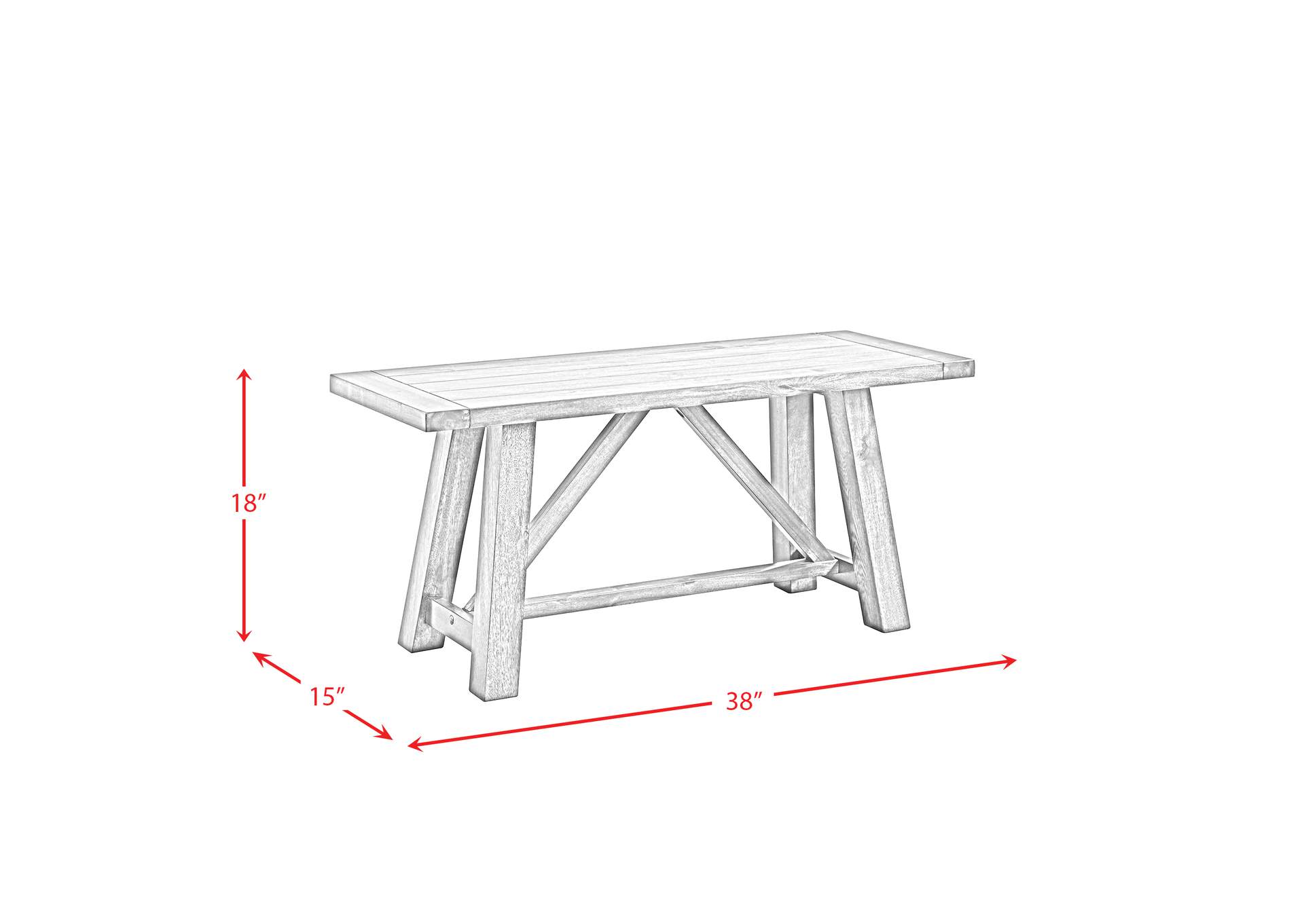 Renegade 64 6 Piece Dining Set Kd,Elements