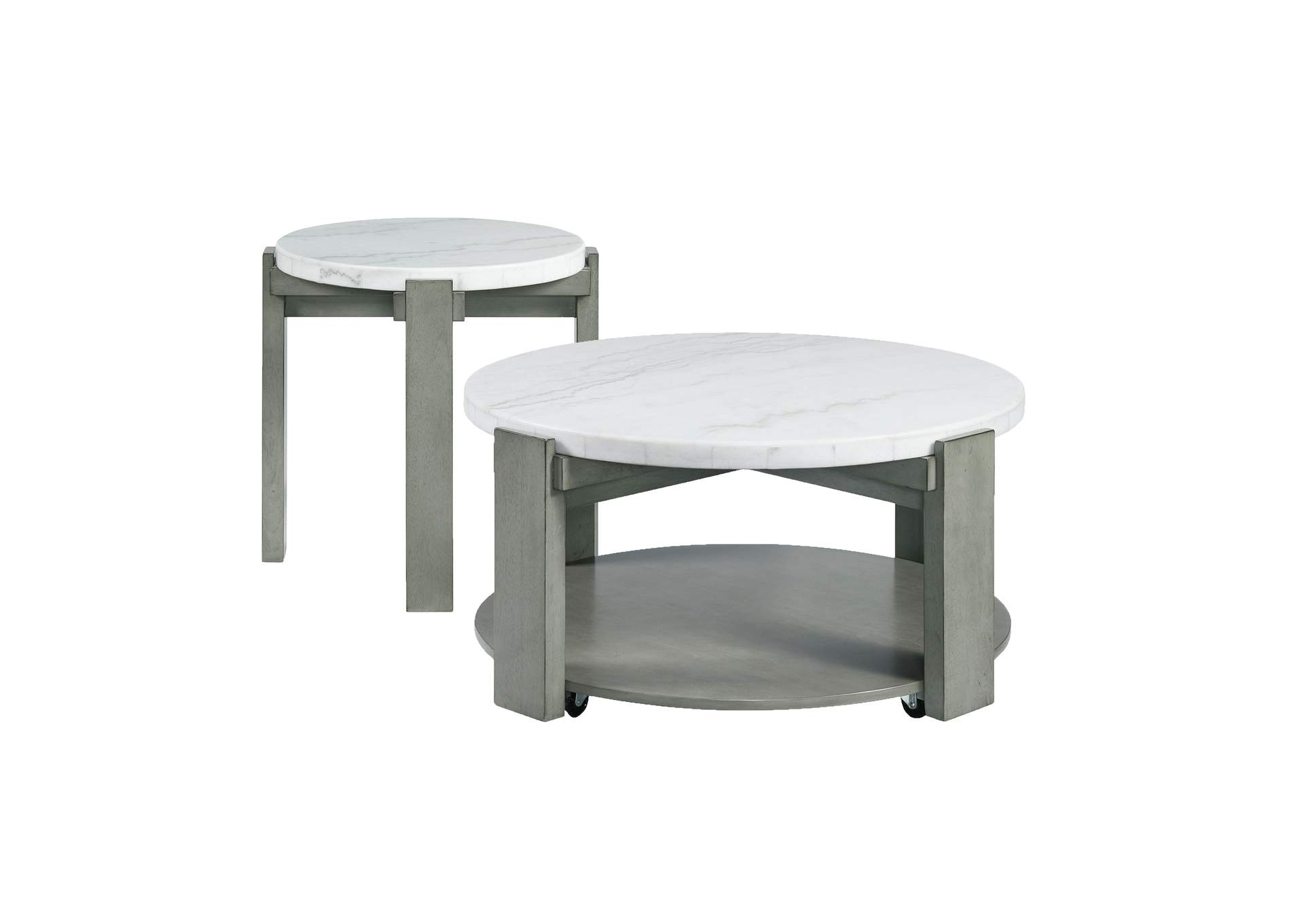 Rosamel 2 Piece Occasional Table Set - Coffee Table End Table,Elements