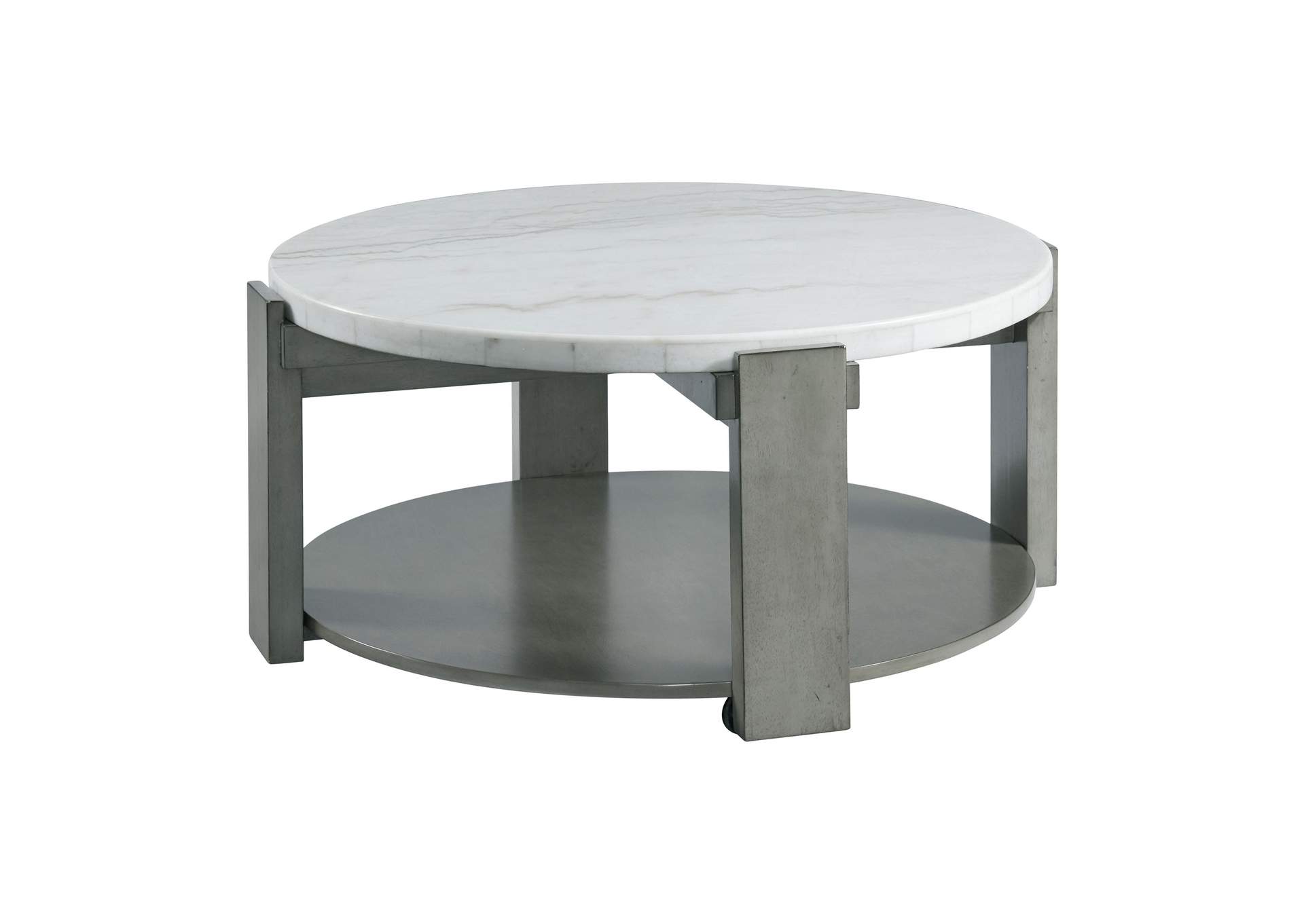 Rosamel Round Coffee Table In Grey,Elements