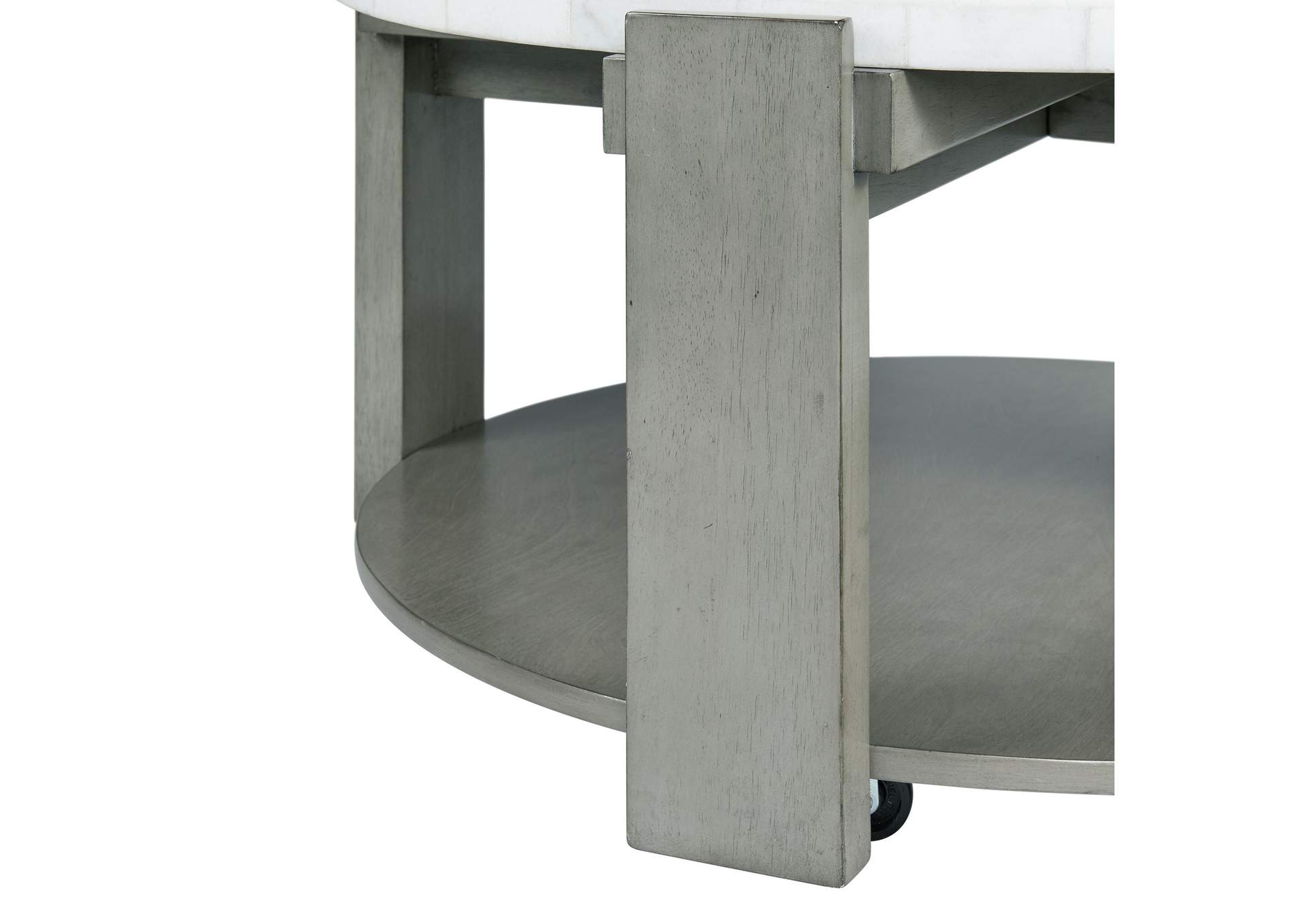 Rosamel Round Coffee Table In Grey,Elements