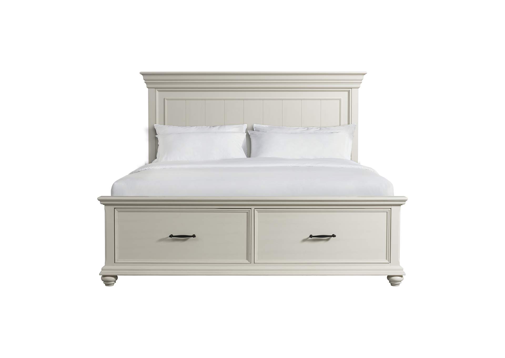 Slater King Bed In Antique White,Elements