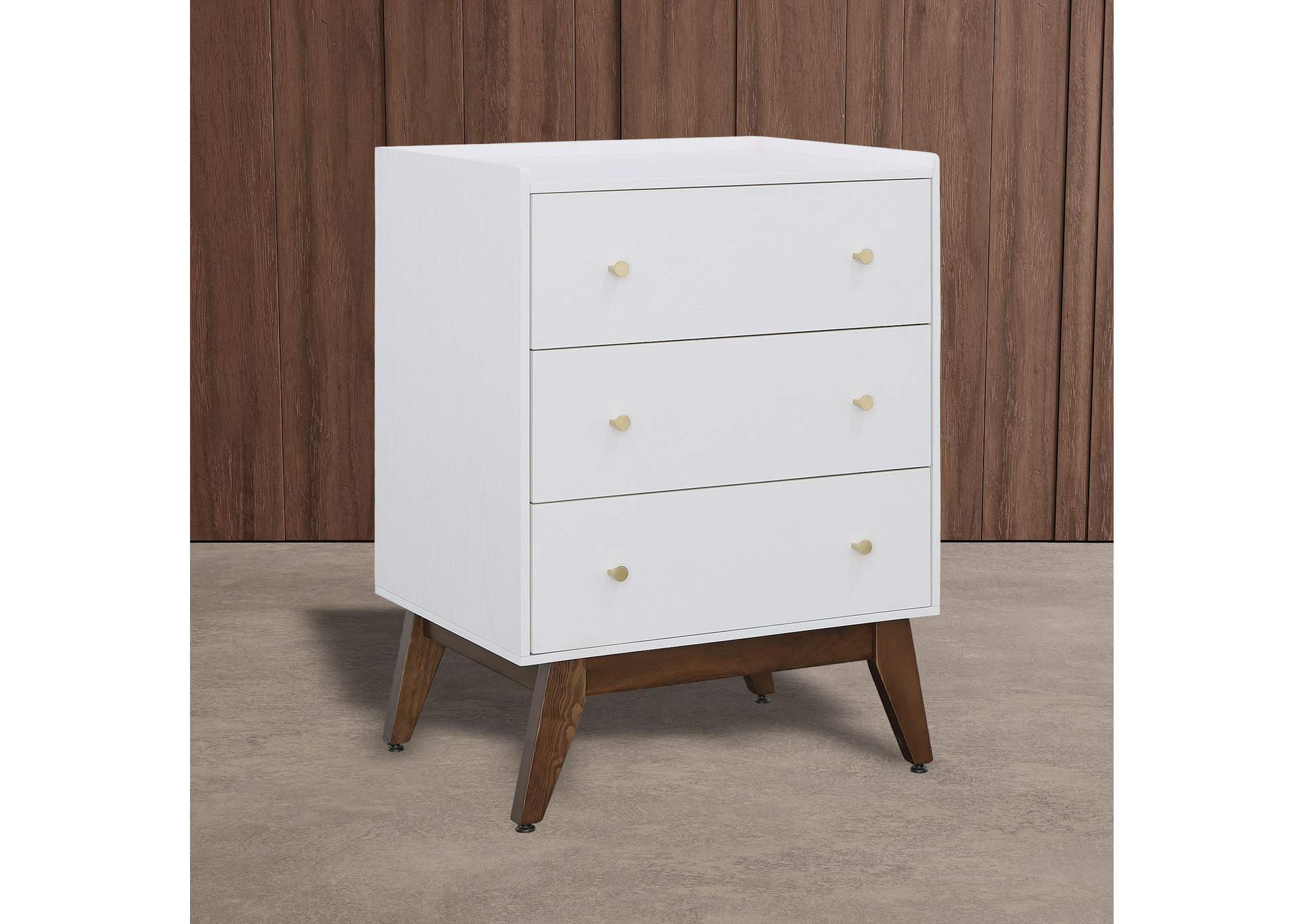 Sade 3 Drawer Chest In White,Elements