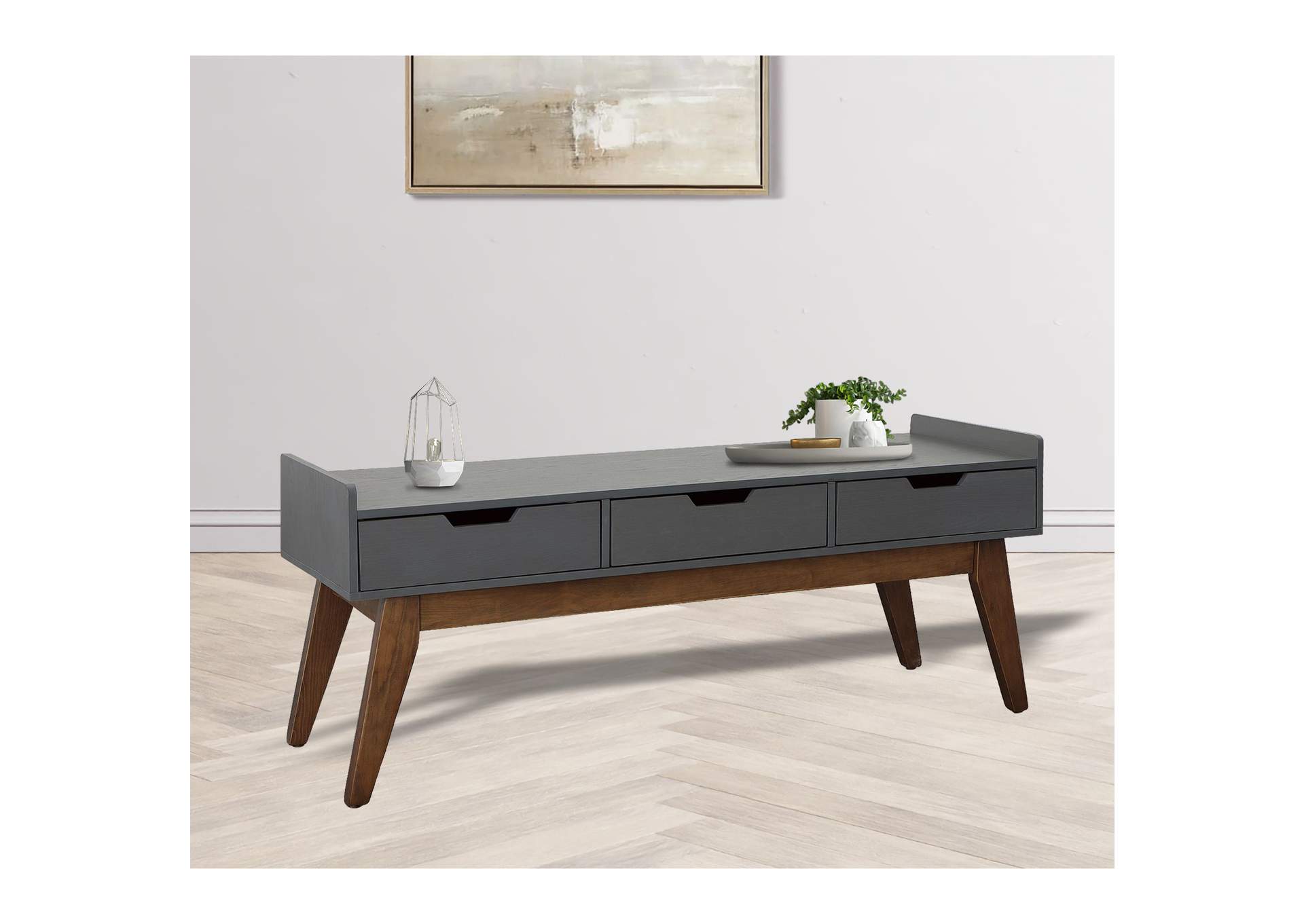 Sade Bench In Grey,Elements