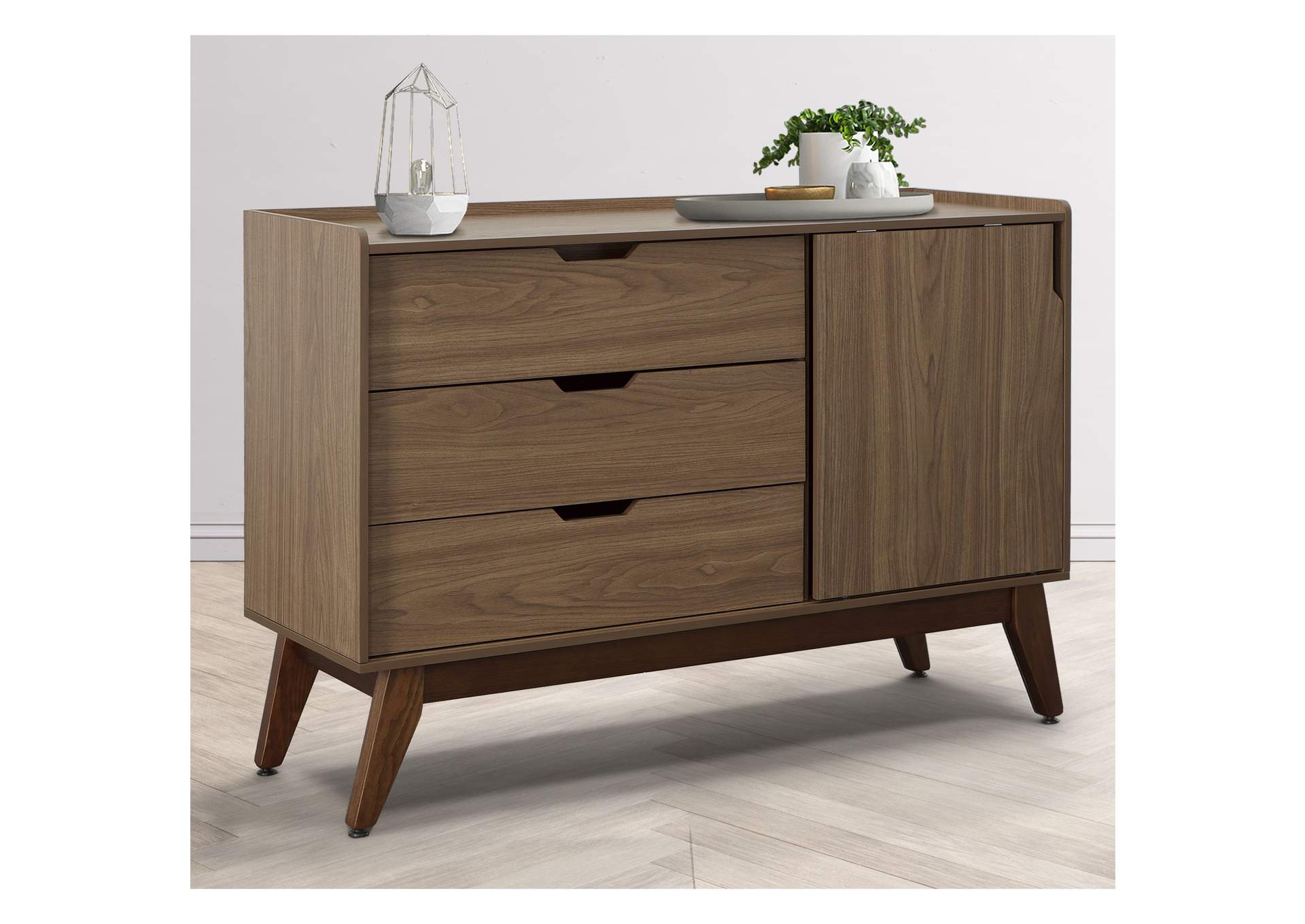 Sade Dresser In Walnut,Elements