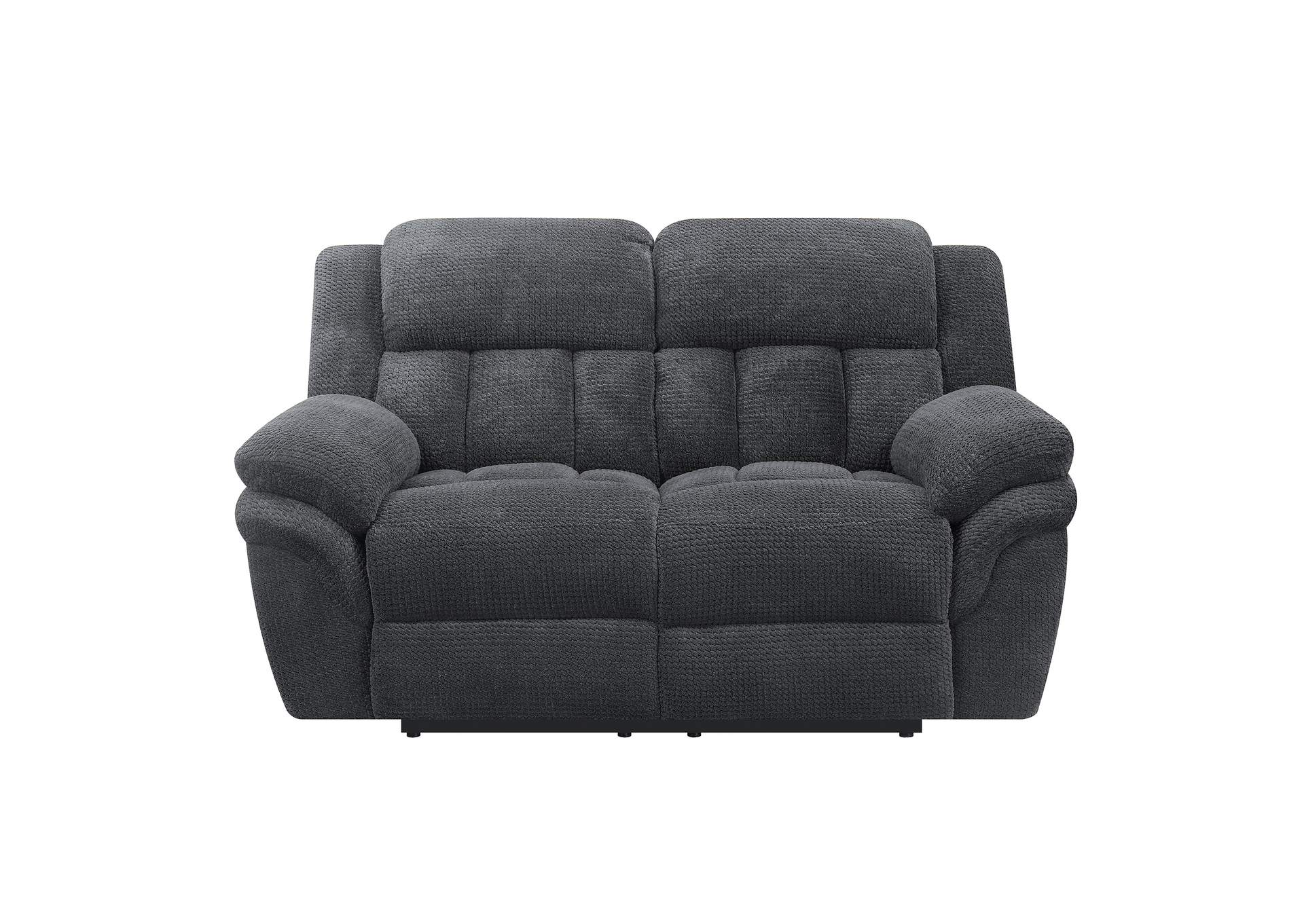 Santorini Power Motion Loveseat Conran Carbon Grey,Elements