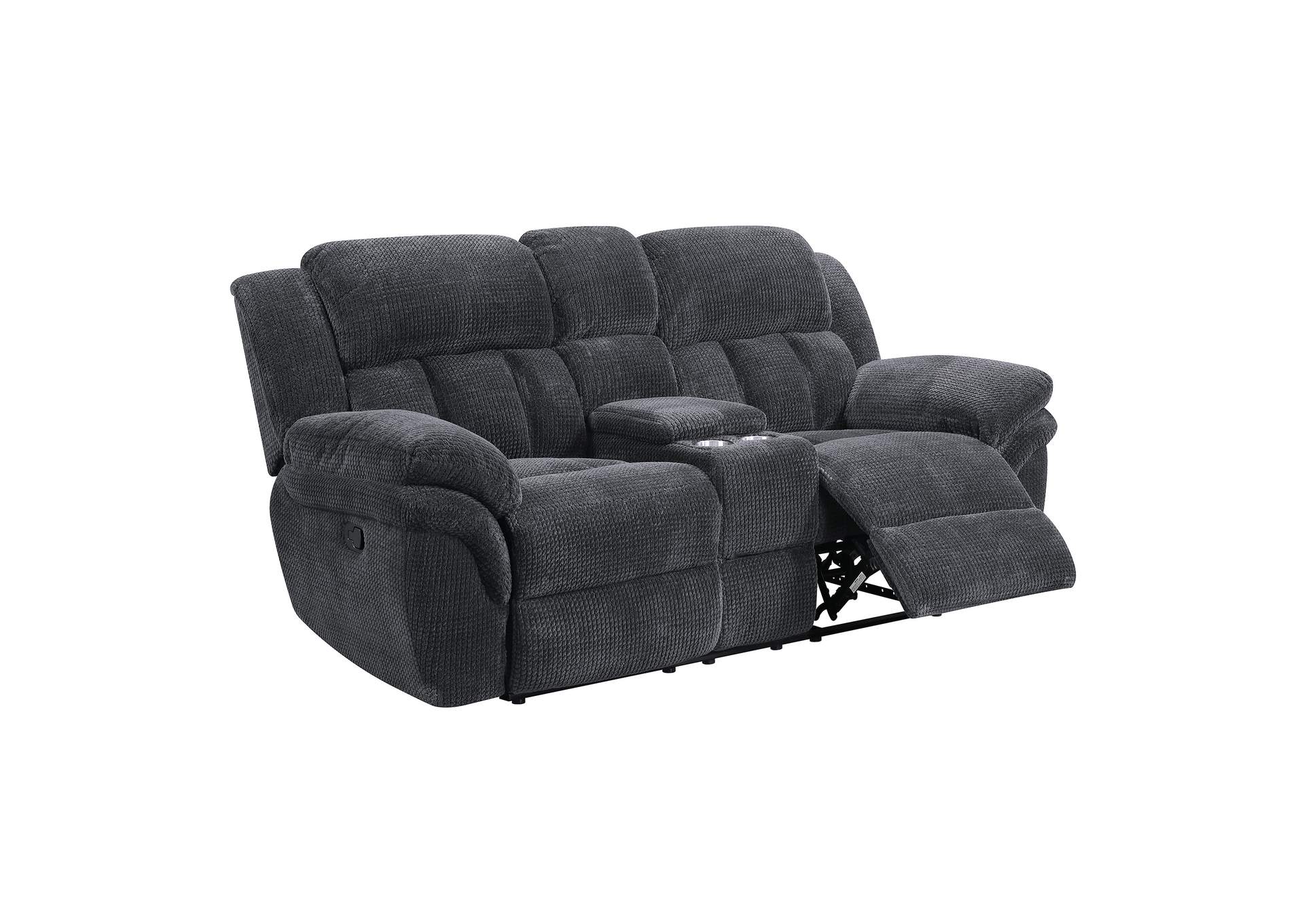 Santorini Power Motion Loveseat Conran Carbon Grey,Elements