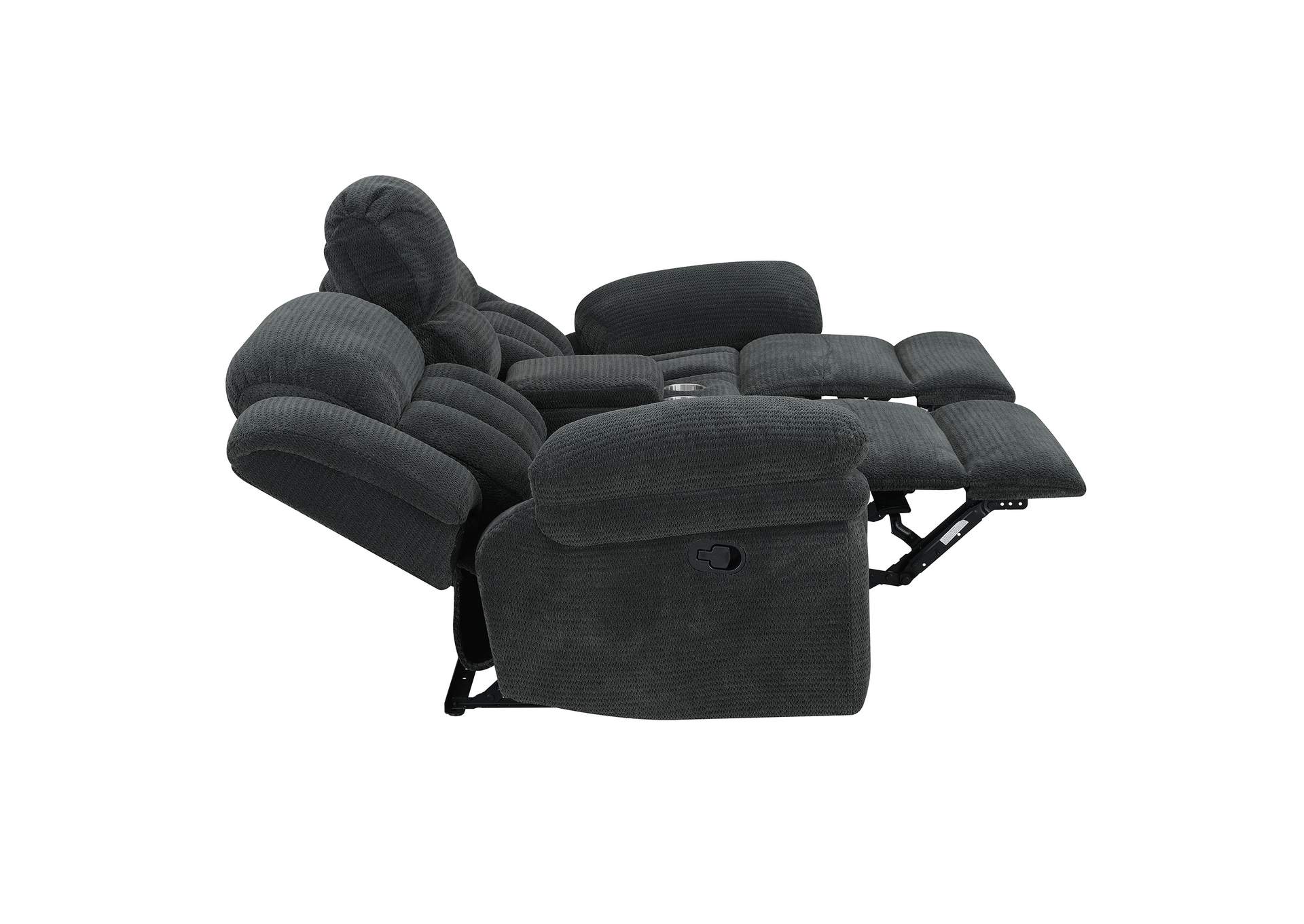 Santorini Motion Loveseat With Console Vienna Granite,Elements