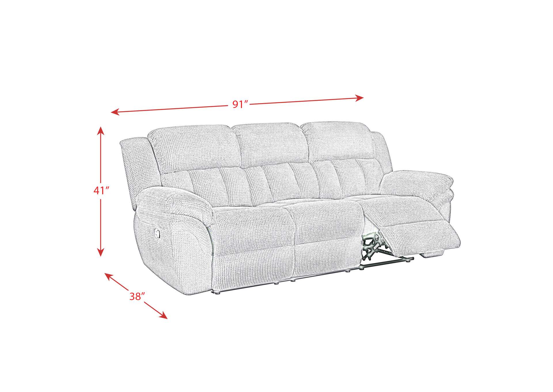 Santorini Power Motion Sofa Conran Carbon Grey,Elements