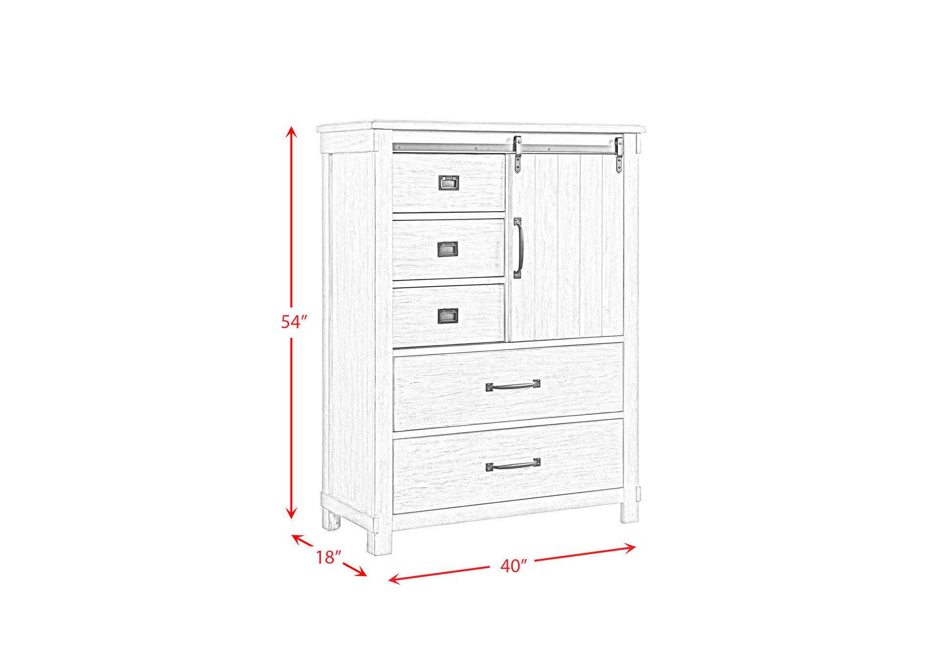 Scott Chest Dark Finish,Elements