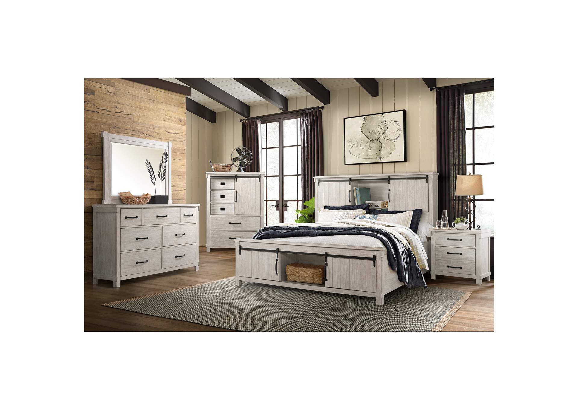 Scott Dresser White Finish,Elements