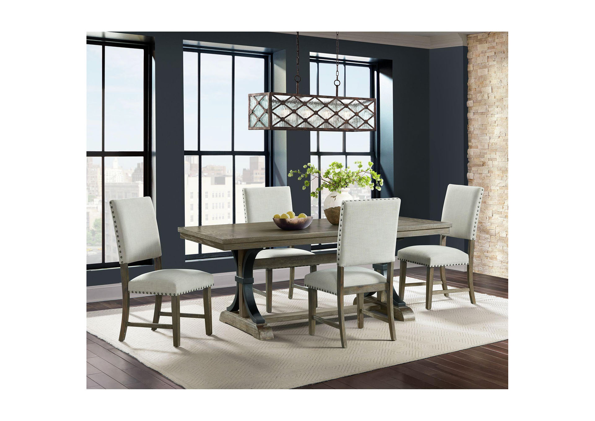 Scott Upholstery Side Chair Natural 2 Per Pack,Elements