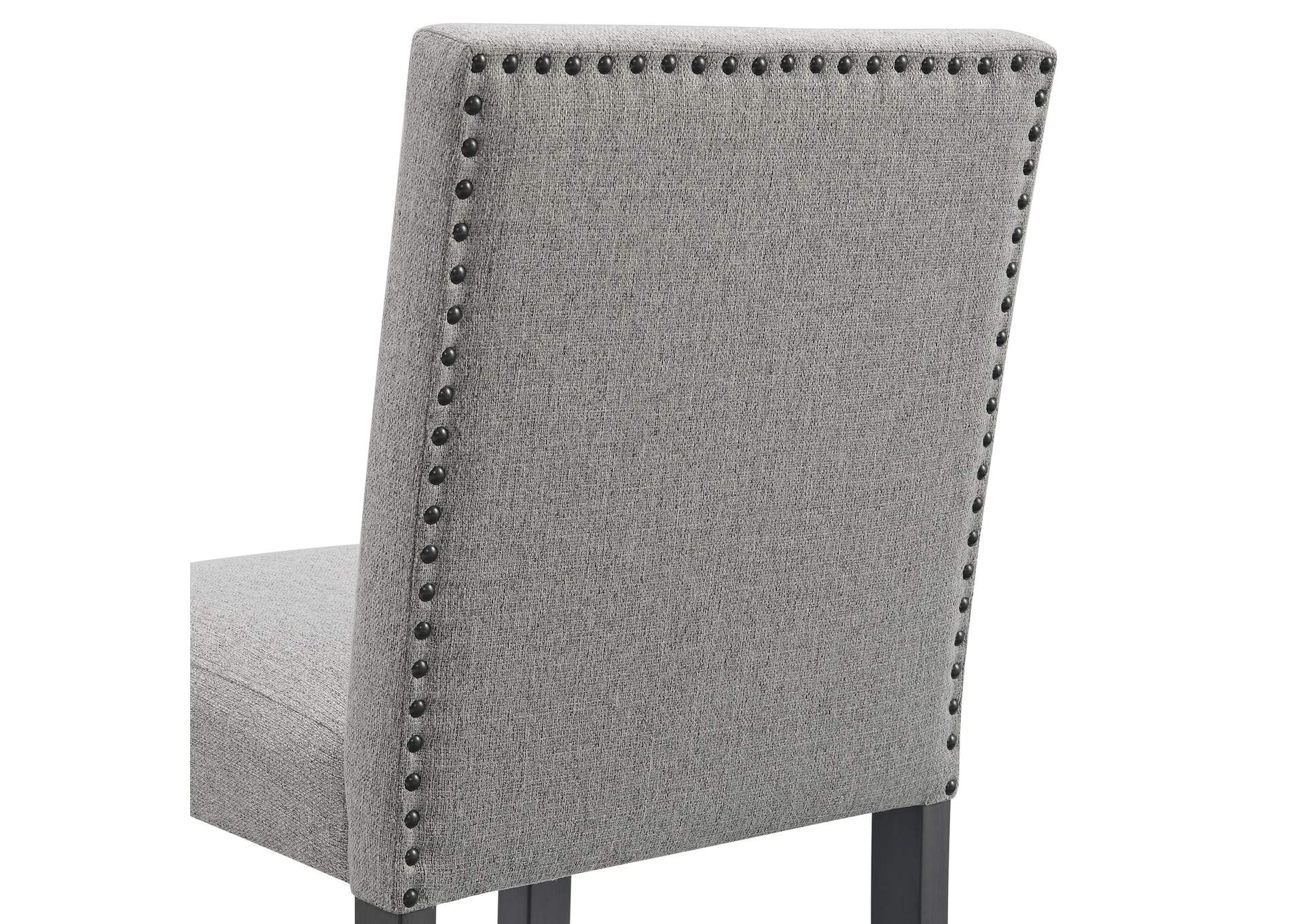 Seneca Counter Side Chair With Grey Fabric In Grey 2 Per Carton,Elements