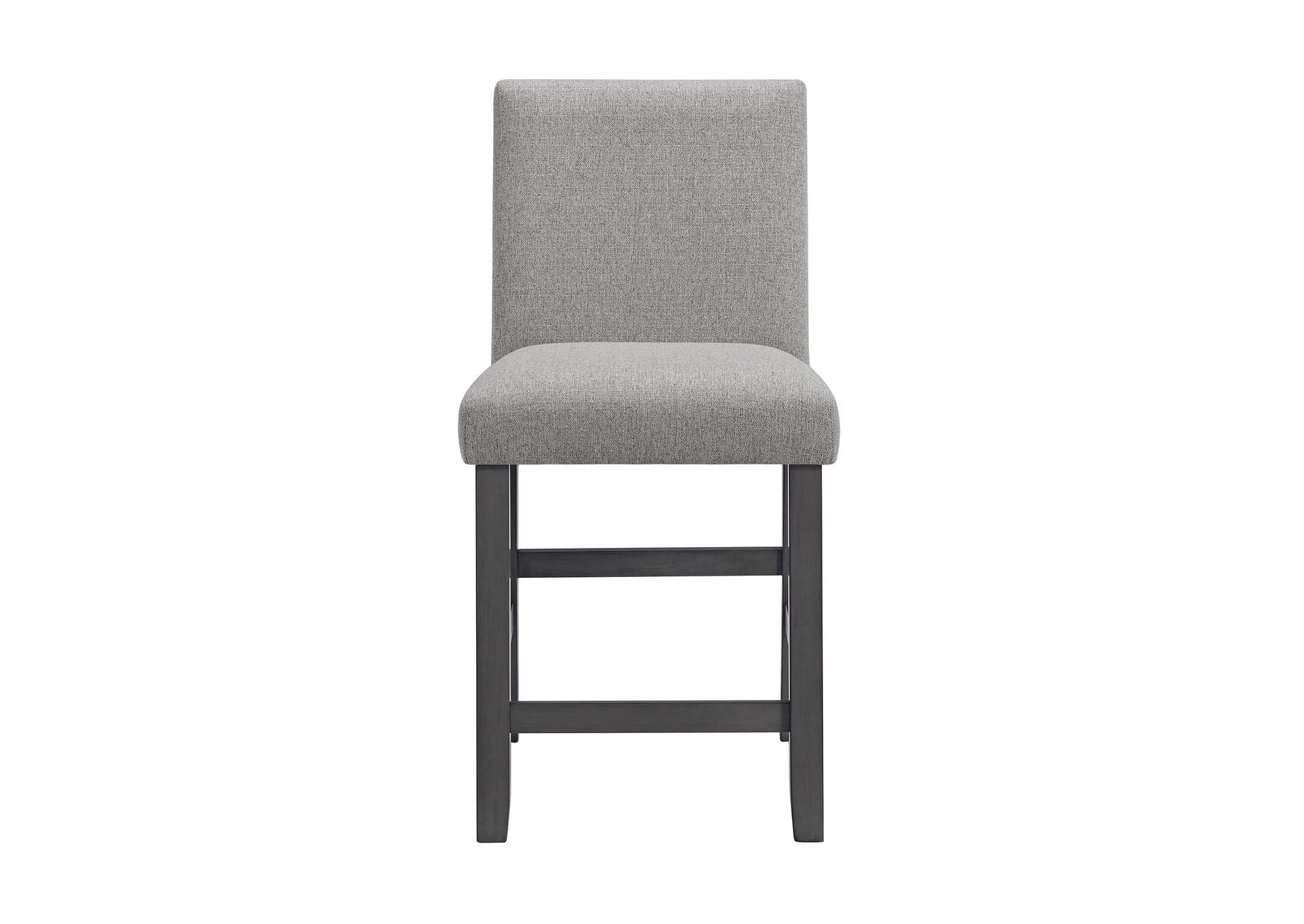 Seneca Counter Side Chair With Grey Fabric In Grey 2 Per Carton,Elements