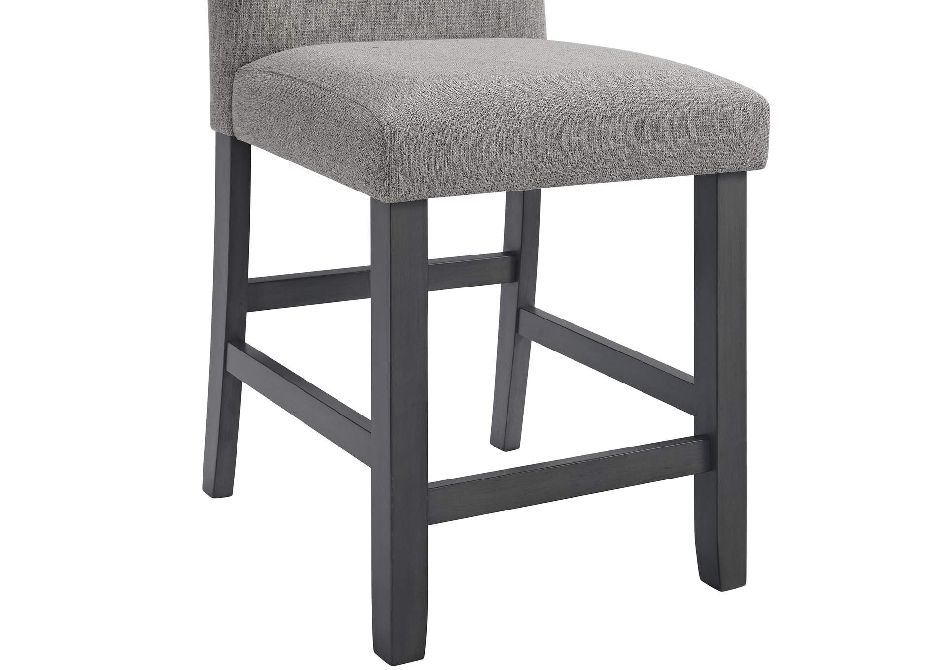 Seneca Counter Side Chair With Grey Fabric In Grey 2 Per Carton,Elements