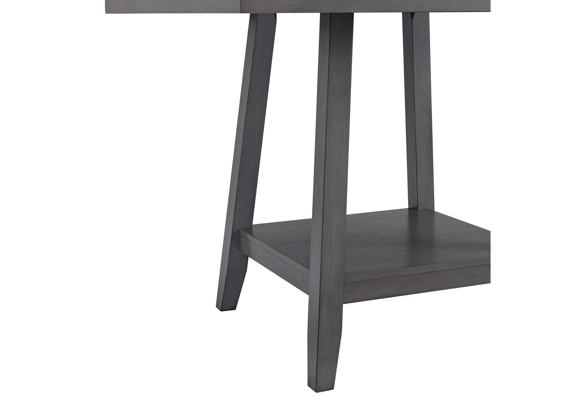 Seneca 9 Piece Counter Height Dining Set In Grey - Table And Eight Chairs,Elements