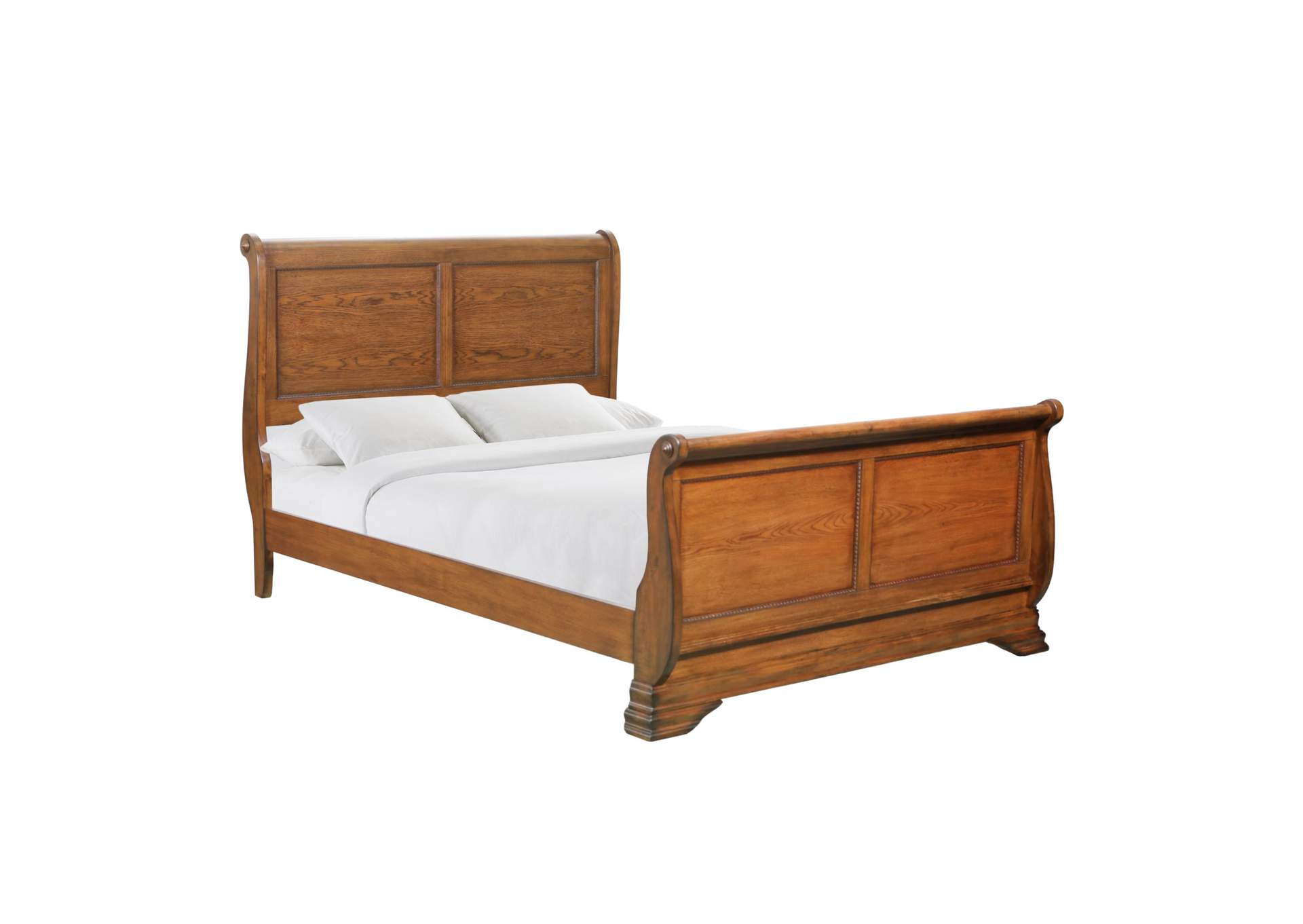 B4850 - 54F Shenandoah - Full Sleigh Bed - Classic Oak,Elements