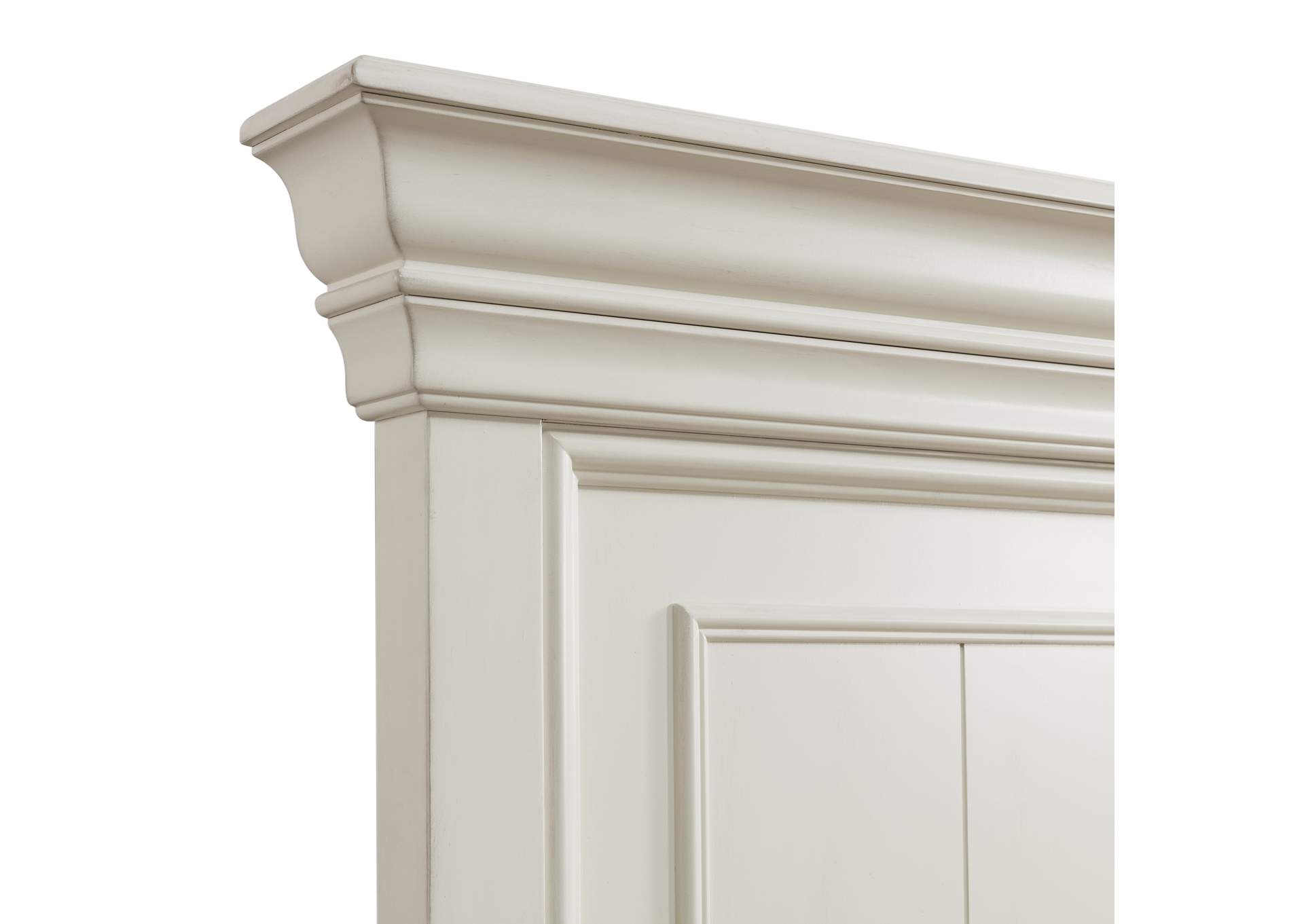 Slater California King Bed In Antique White,Elements