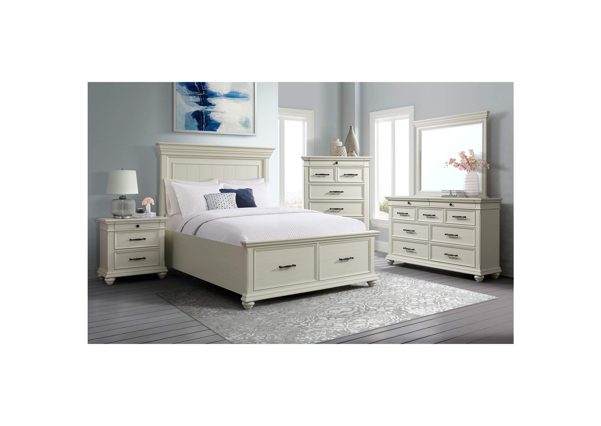 Slater Chest In Antique White,Elements