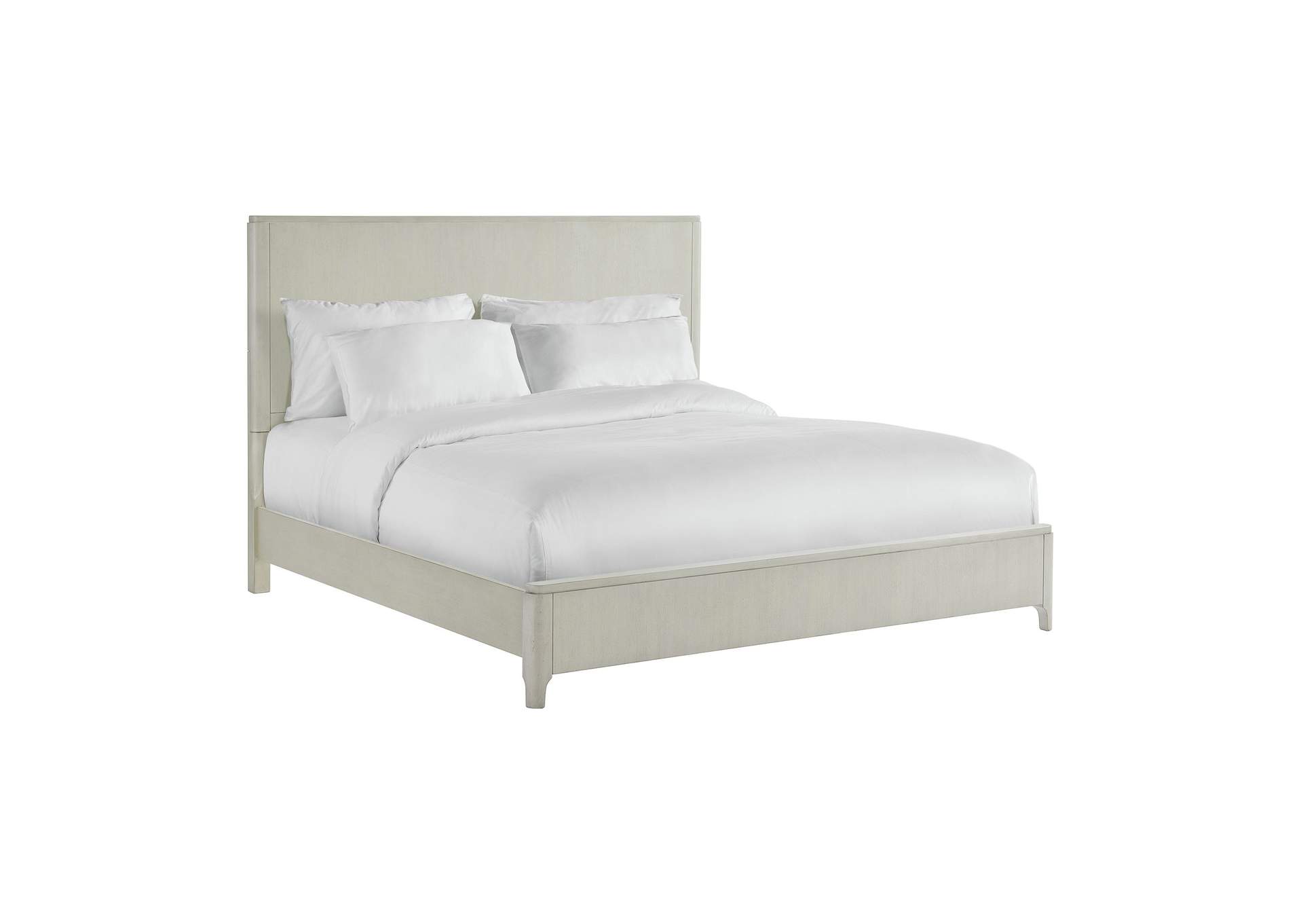 South Beach King Bed In Almond White,Elements