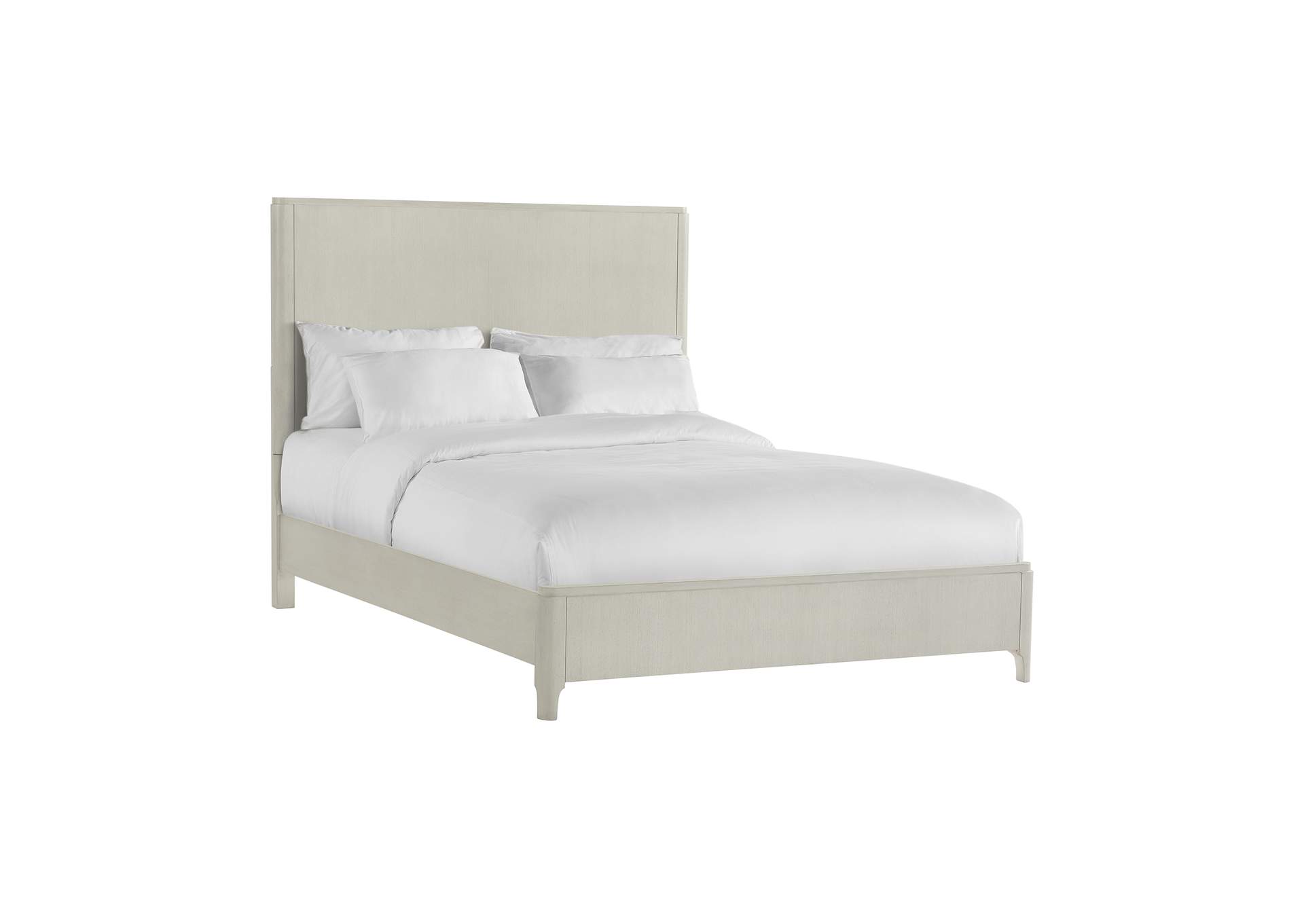 South Beach Queen Bed In Almond White,Elements