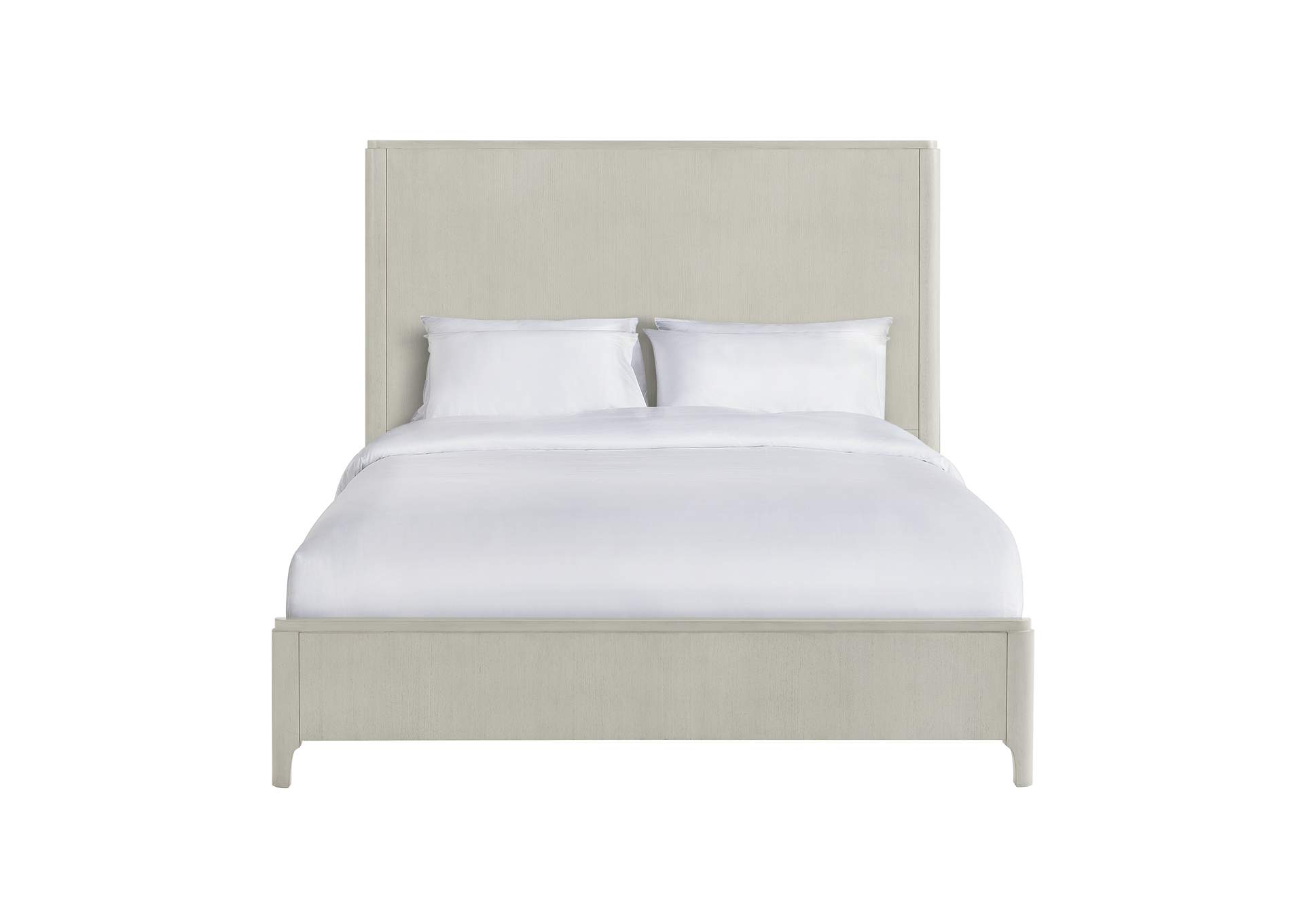 South Beach Queen Bed In Almond White,Elements
