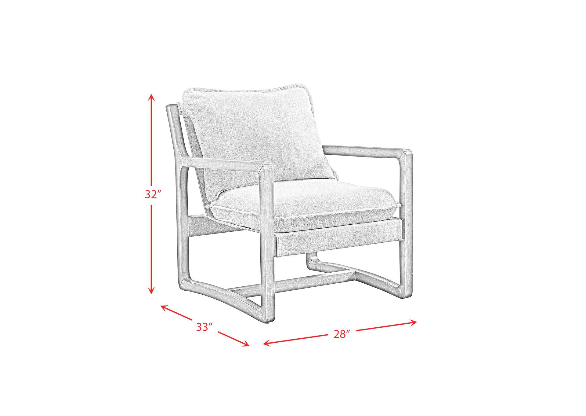 Spitfire Espresso Wood Trim Chair In Mckinney Charcoal,Elements