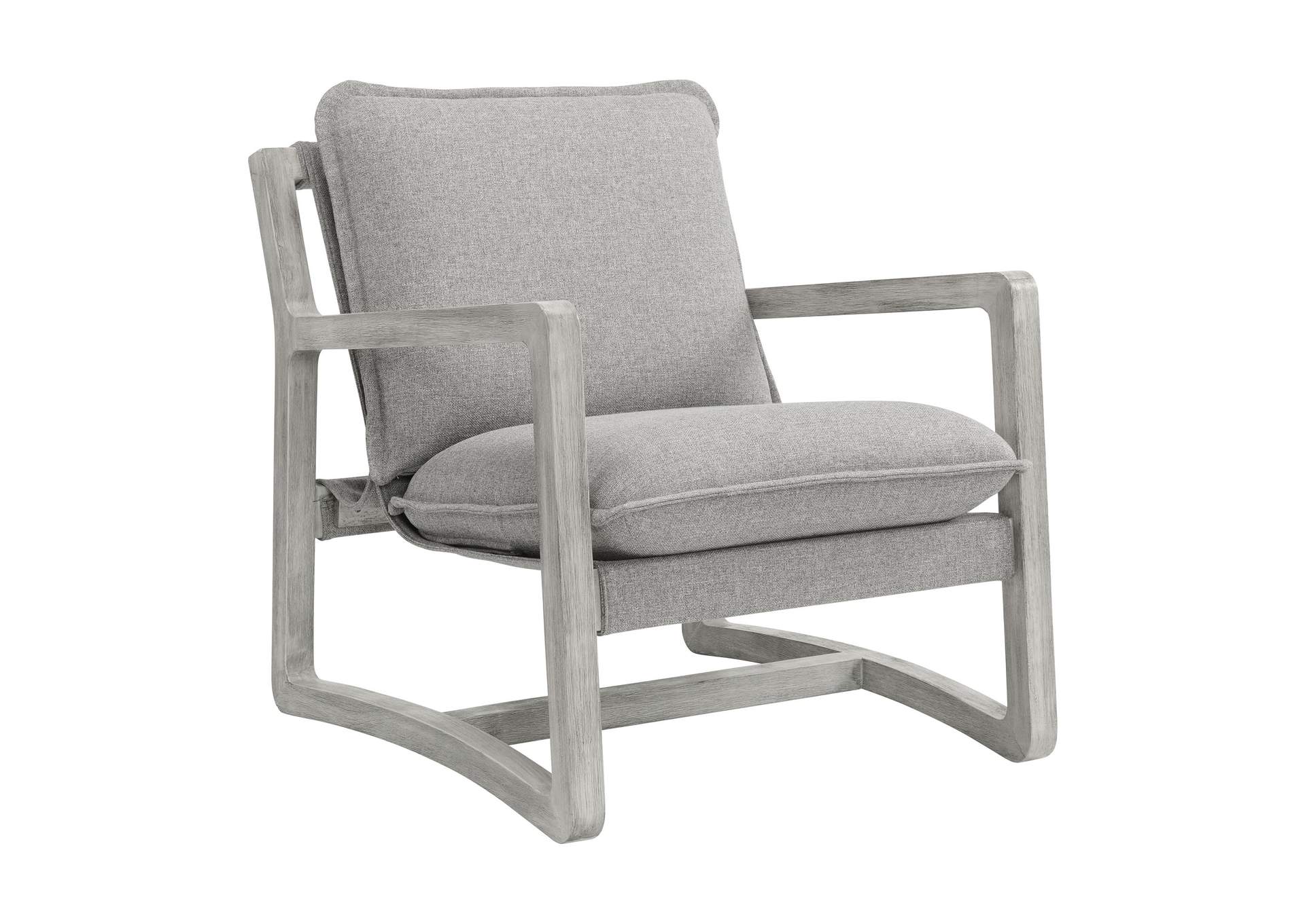 Spitfire Grey Wood Trim Chair In Mckinney Charcoal 3A,Elements