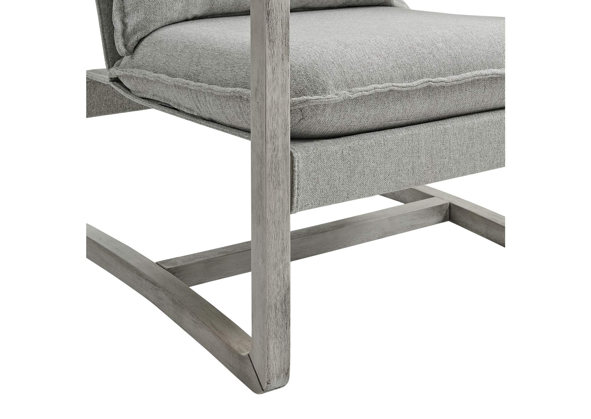 Spitfire Grey Wood Trim Chair In Mckinney Charcoal 3A,Elements
