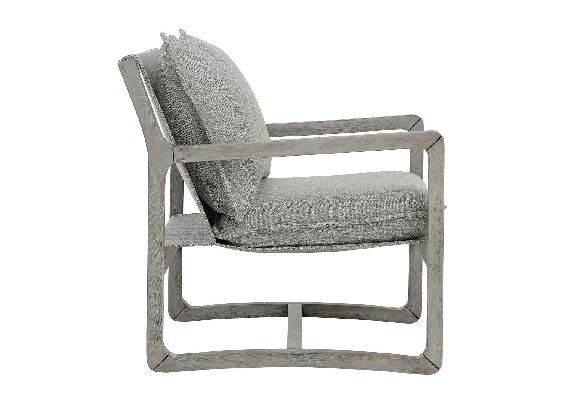 Spitfire Grey Wood Trim Chair In Mckinney Charcoal 3A,Elements