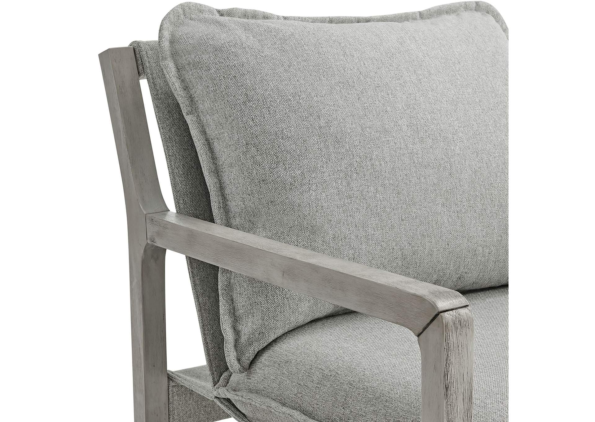 Spitfire Grey Wood Trim Chair In Mckinney Charcoal 3A,Elements
