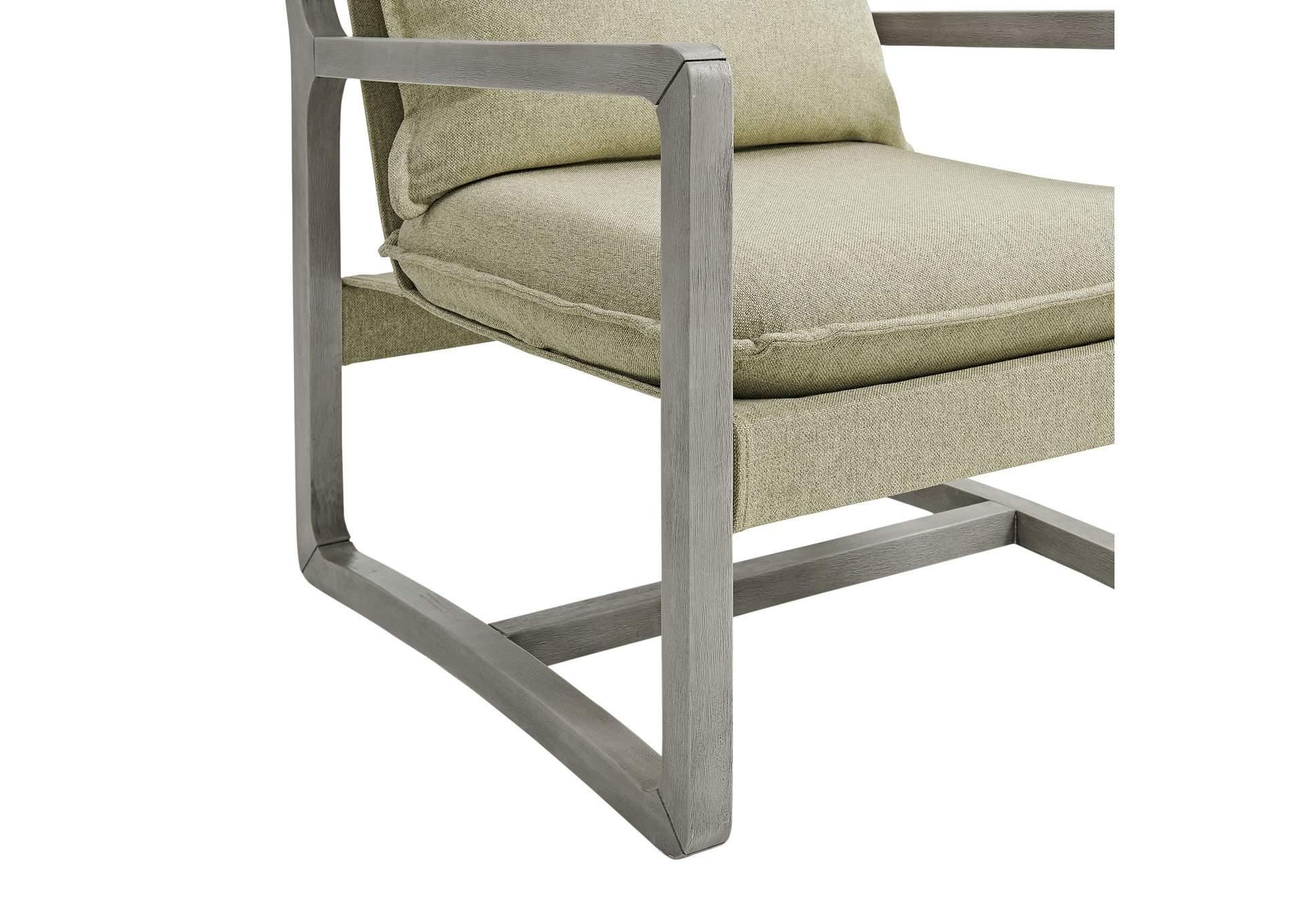 Spitfire Grey Wood Trim Chair In Mckinney Fawn 3A,Elements