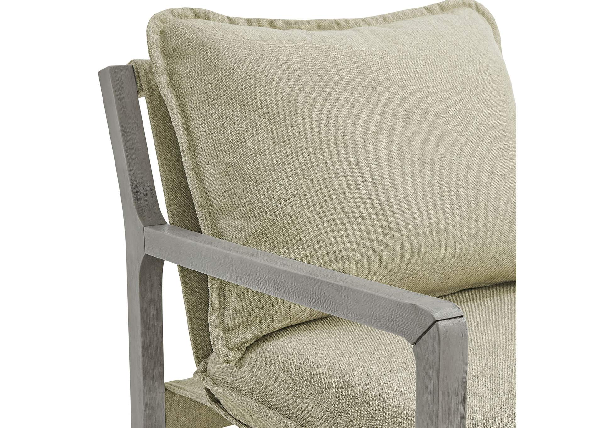 Spitfire Grey Wood Trim Chair In Mckinney Fawn 3A,Elements