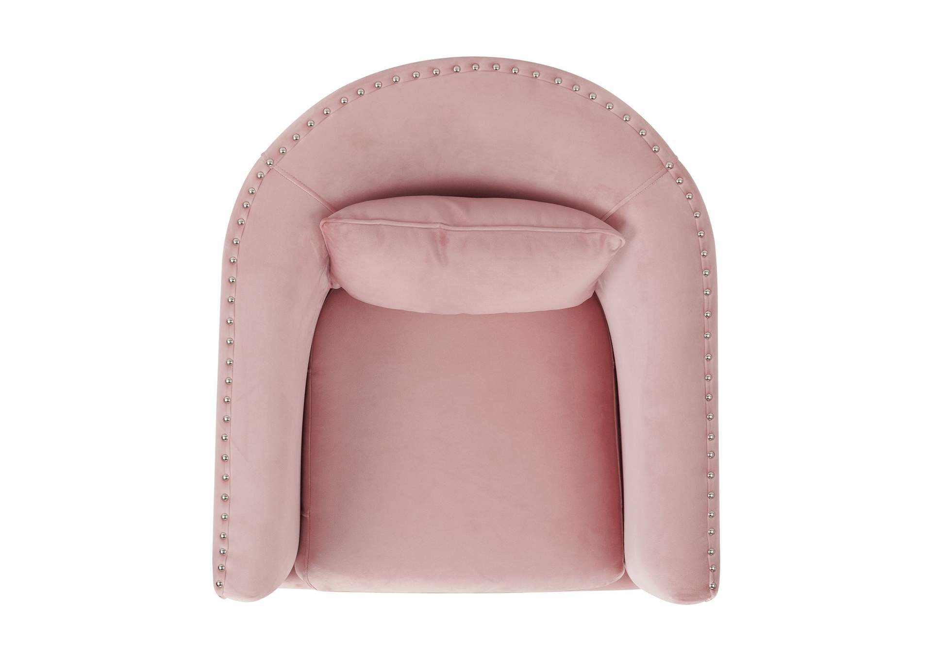 Stanton Swivel Chair In Royale Blush With Nails - 3A,Elements