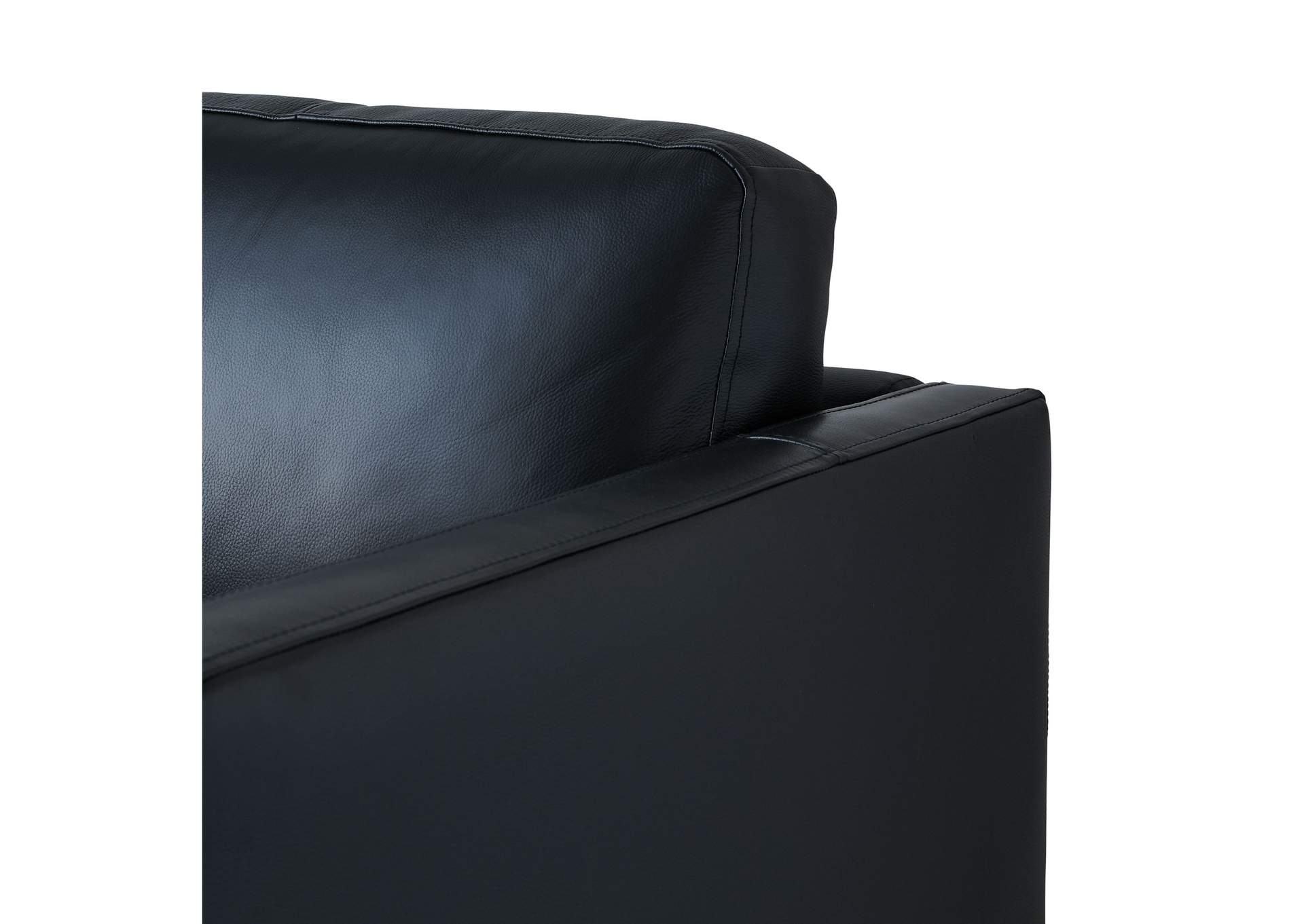 Stockholm Chair In Fiero Black Top Grain - Pvc,Elements