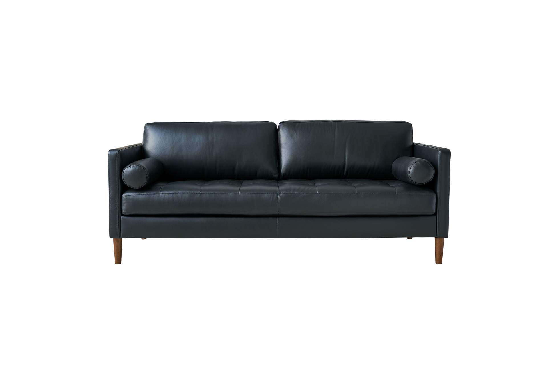 Stockholm Large Sofa In Fiero Black Top Grain - Pvc,Elements