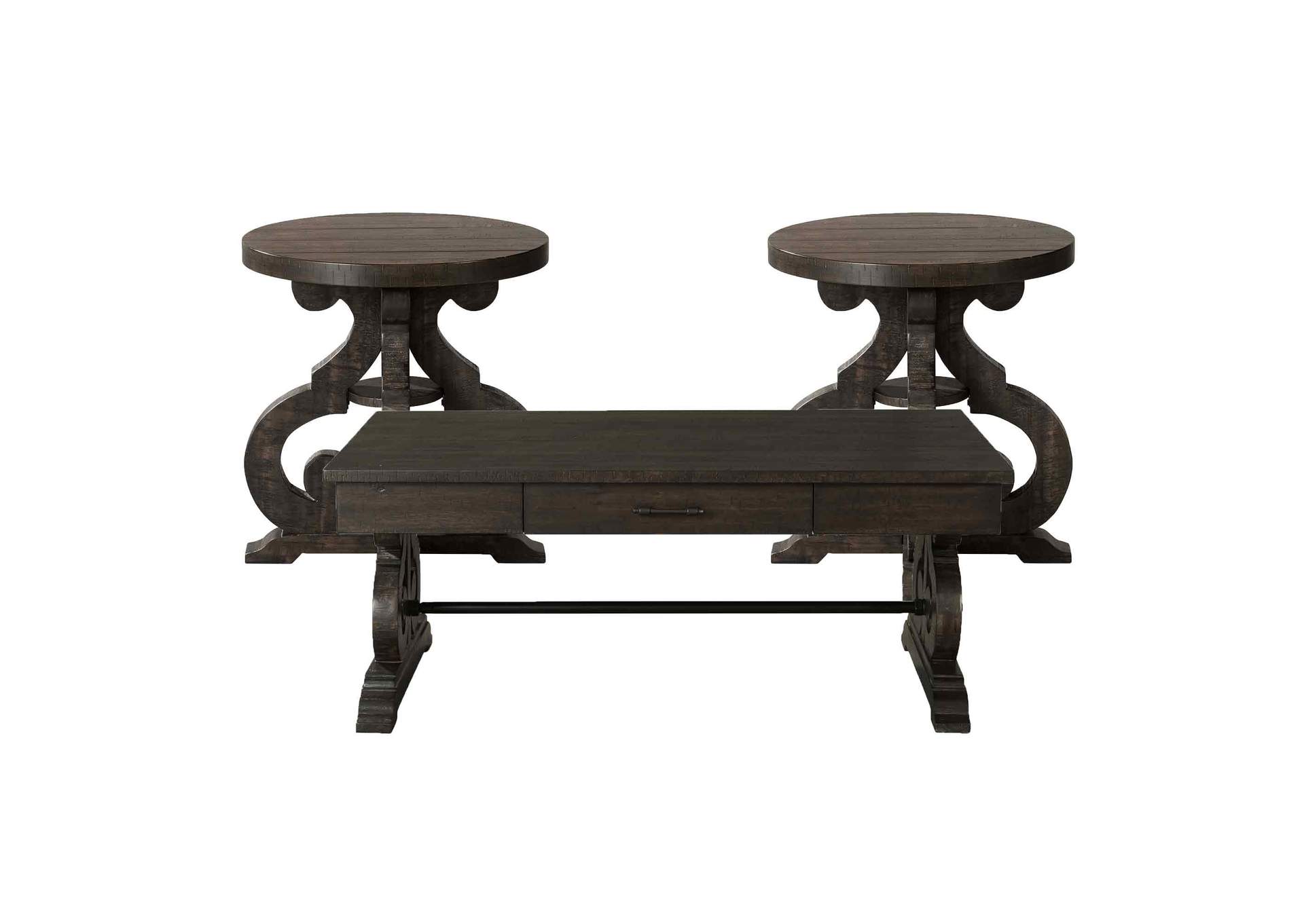 Stone 3 Piece Occasional Set - Coffee 2 End Tables,Elements