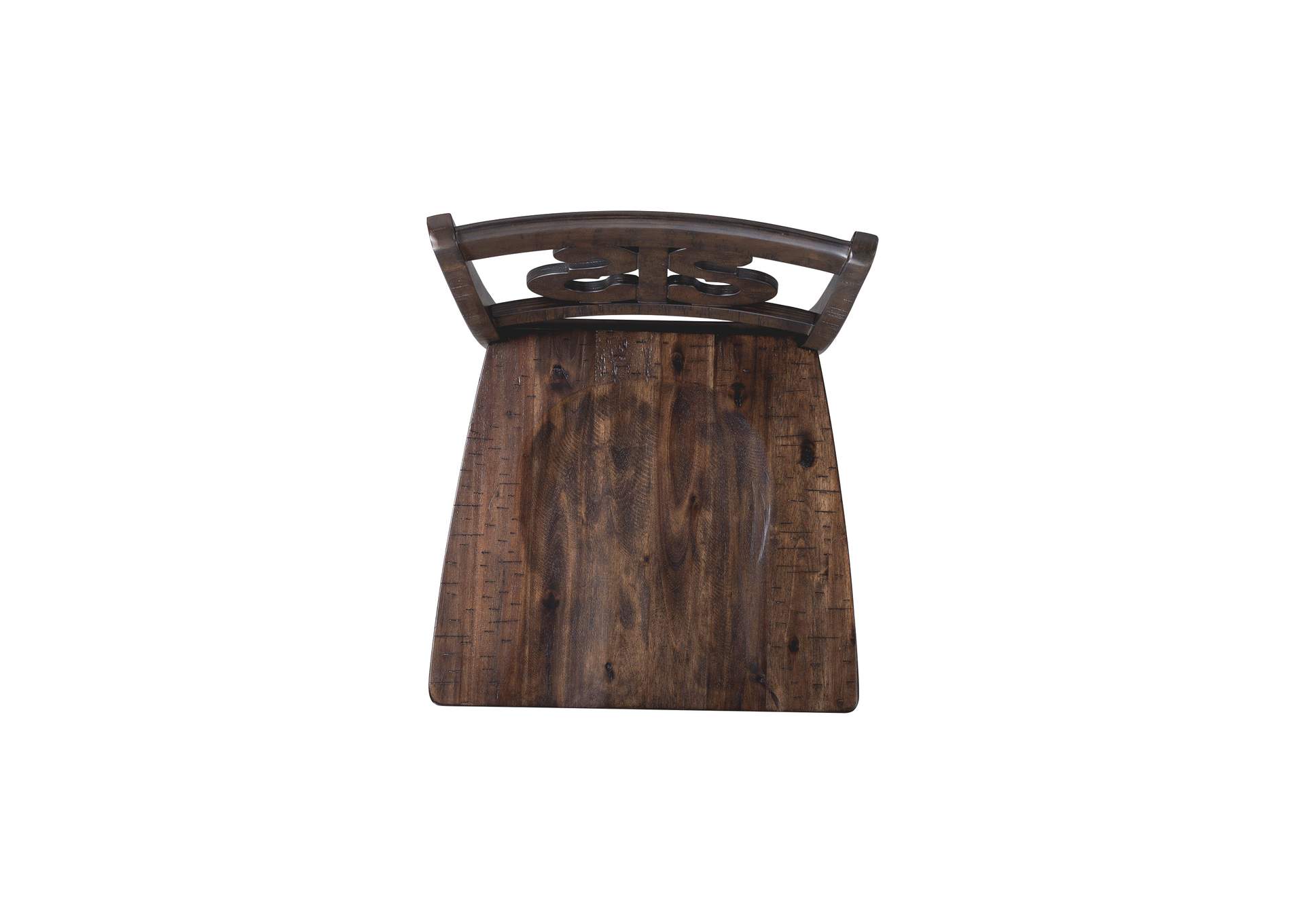 Stone 30 Bar Scroll Back Stool With Wood Seat Charcoal 2 Per Carton,Elements