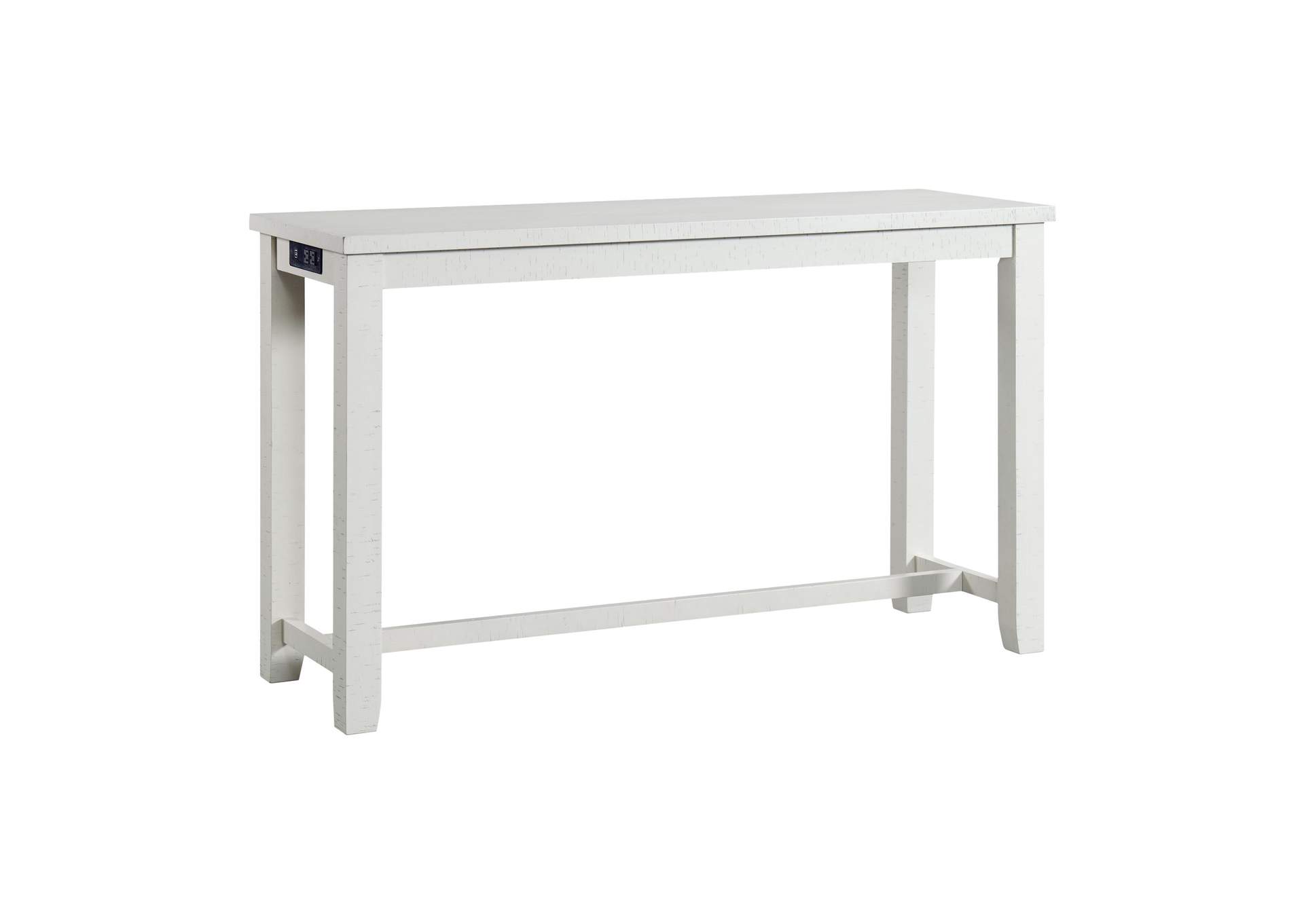 Stone Occasional Bar Table Single Pack In White Table Three Stools,Elements