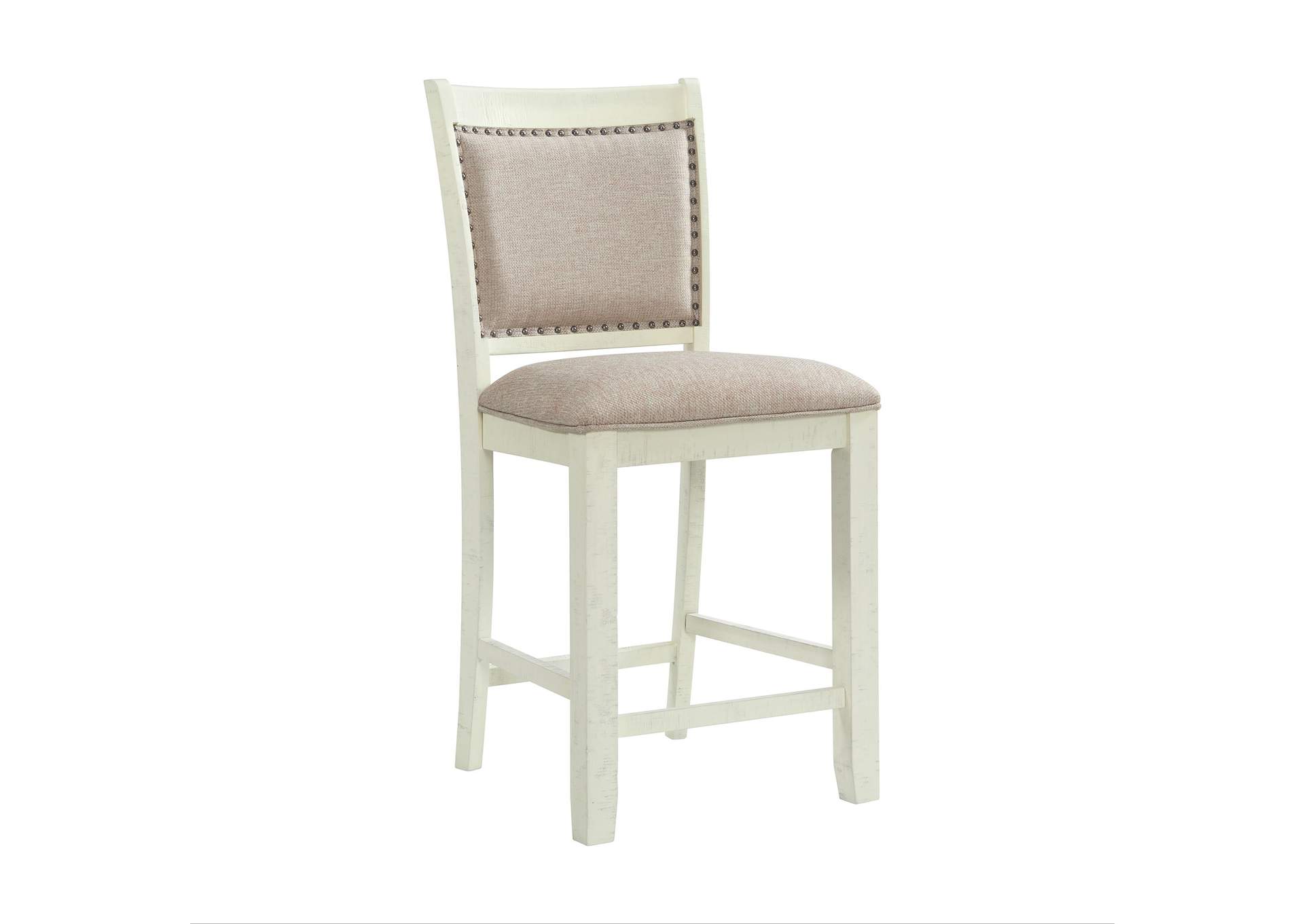 Stone Counter Fabric Swirl Back Side Chair In White 2 Per Pack,Elements
