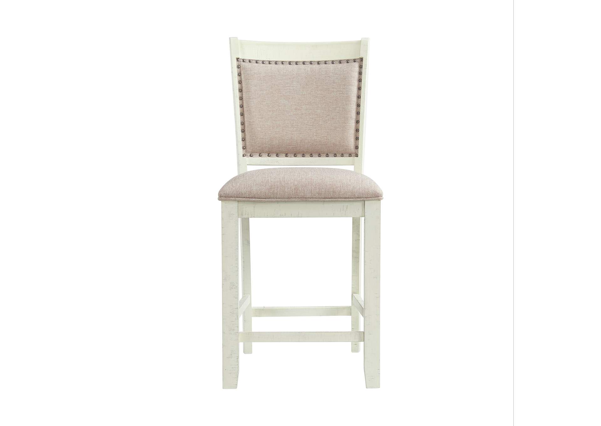 Stone Counter Fabric Swirl Back Side Chair In White 2 Per Pack,Elements