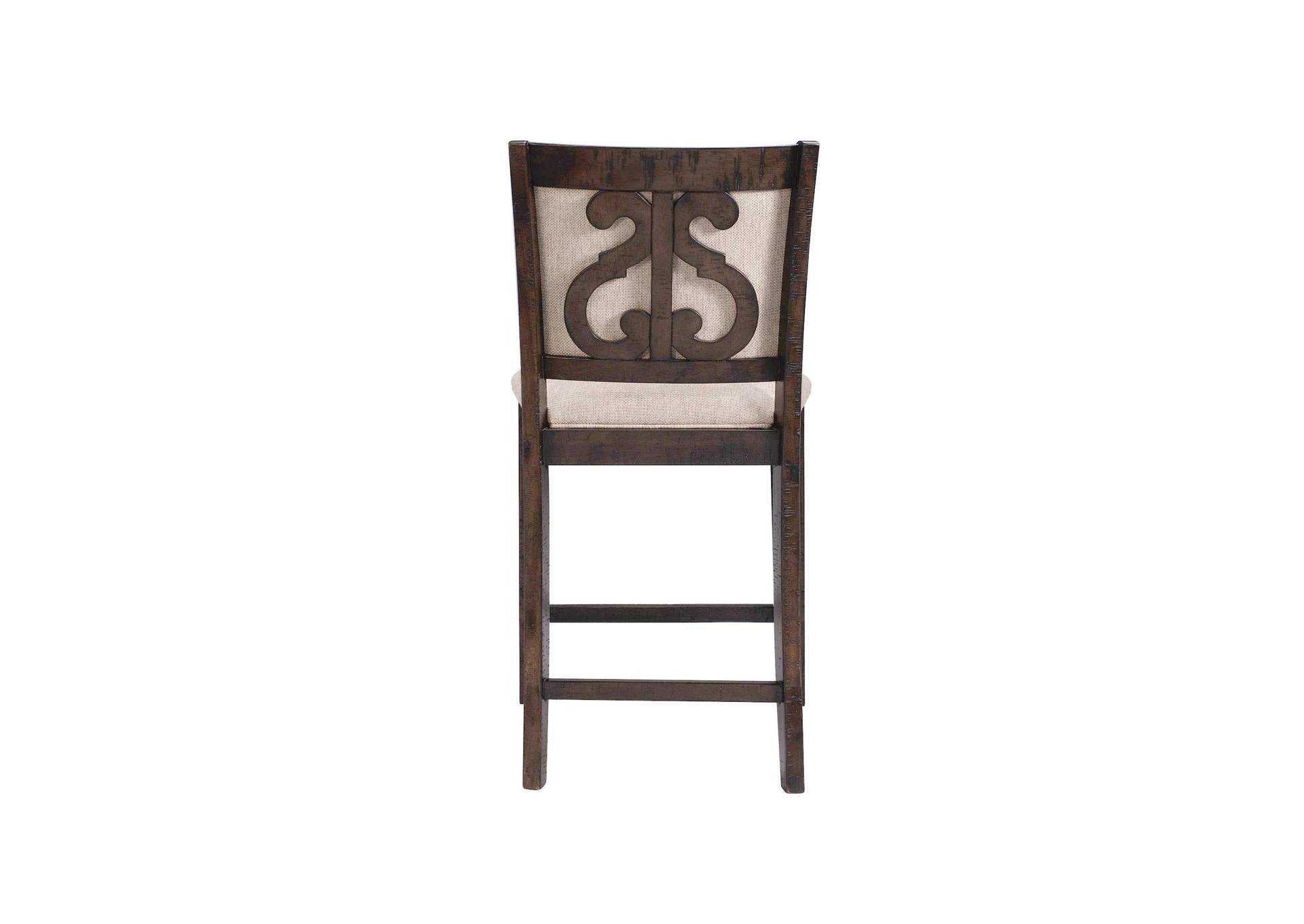 Stone Counter Fabric Swirl Back Side Chair Charcoal 2 Per Pack,Elements
