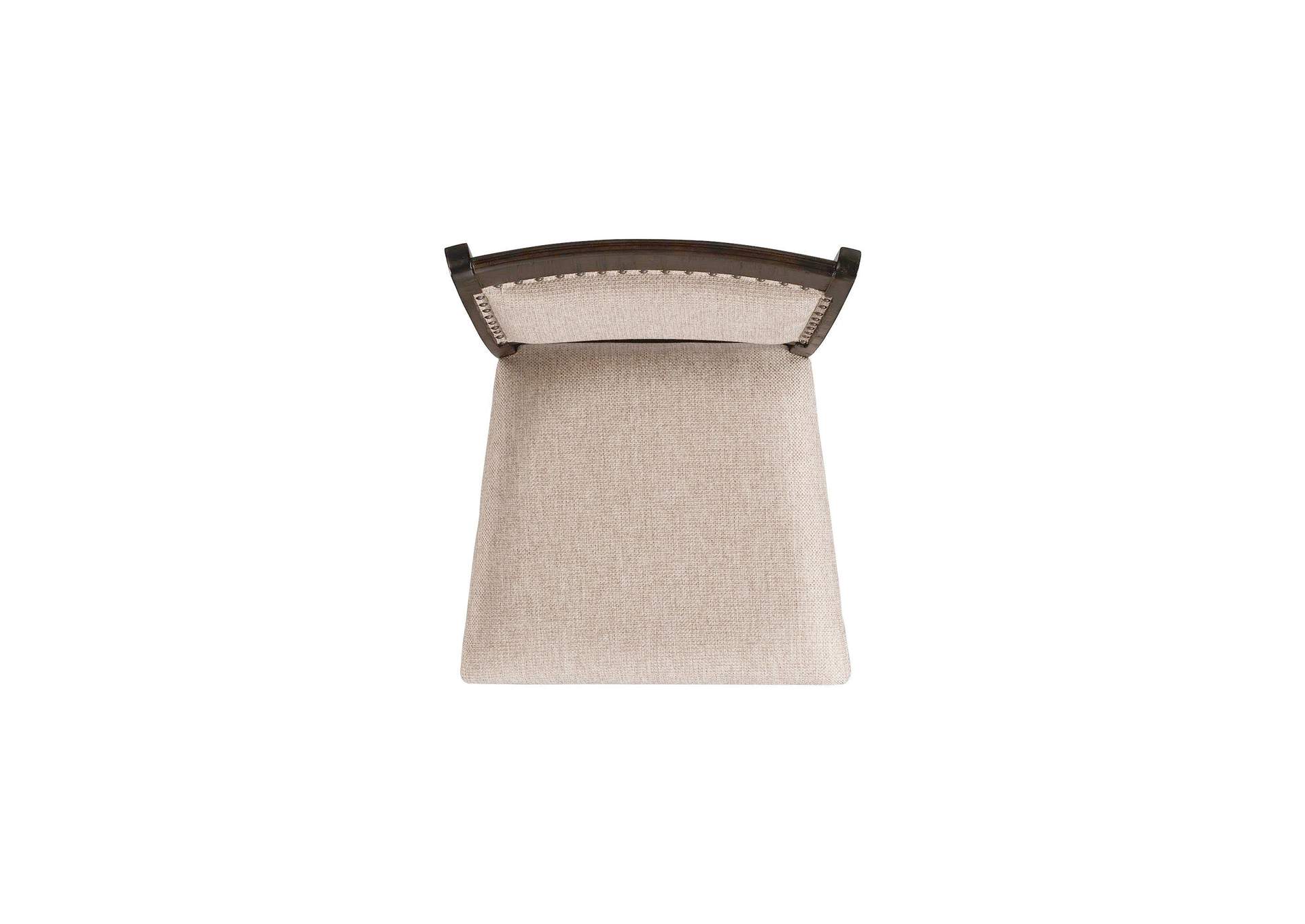 Stone Counter Fabric Swirl Back Side Chair Charcoal 2 Per Pack,Elements