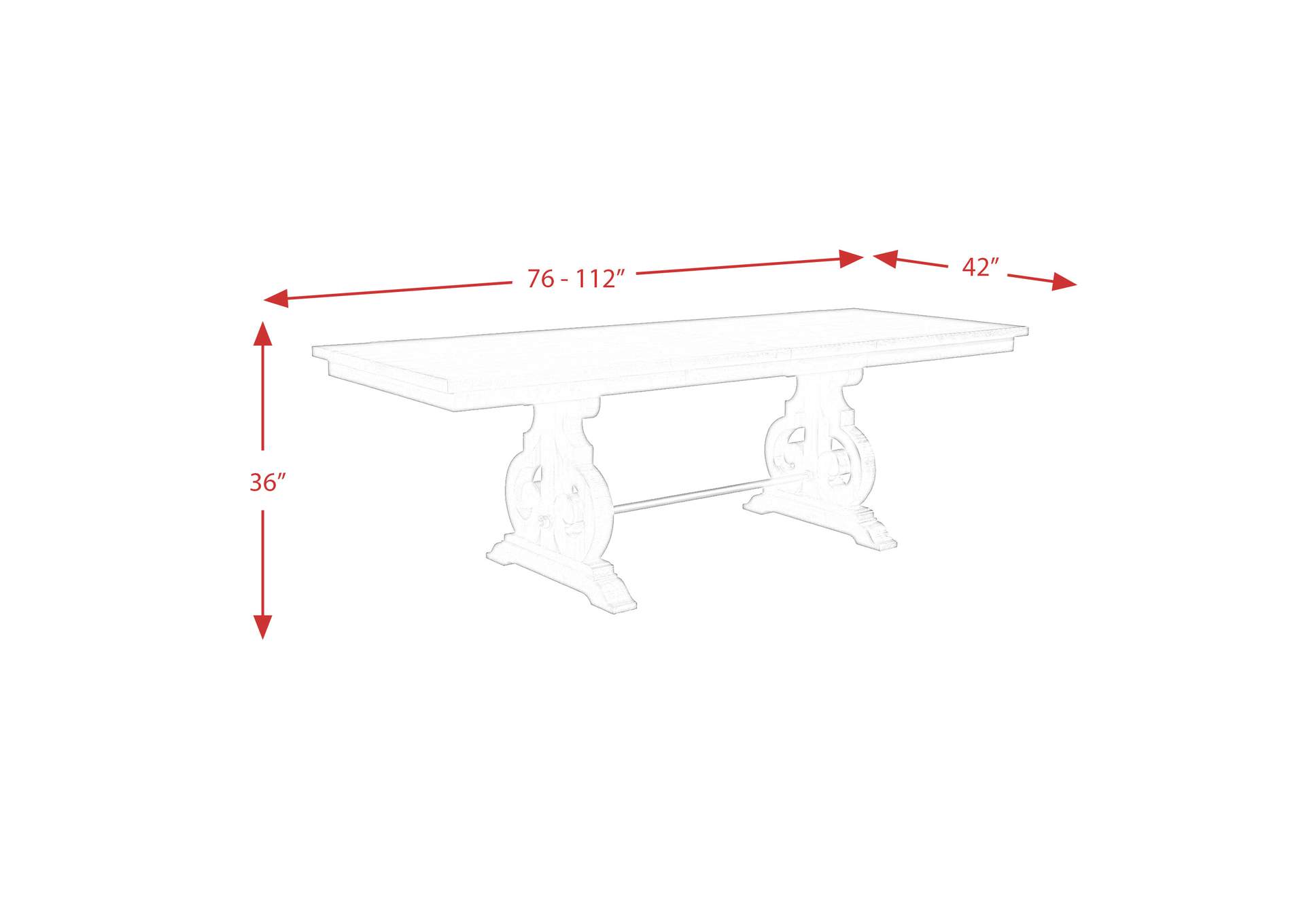 Stone Counter Height Dining Table,Elements