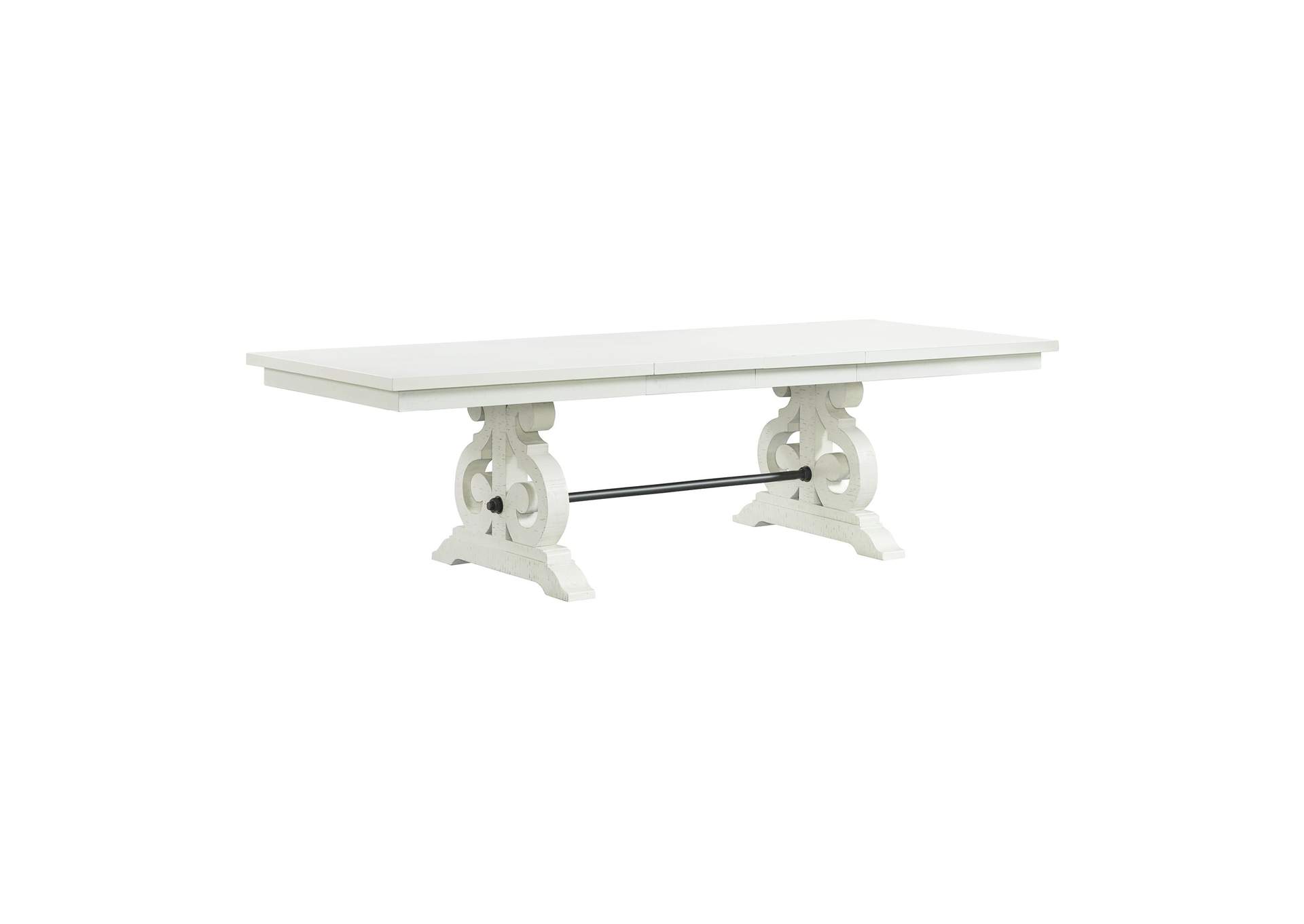 Stone Dining Table In White,Elements