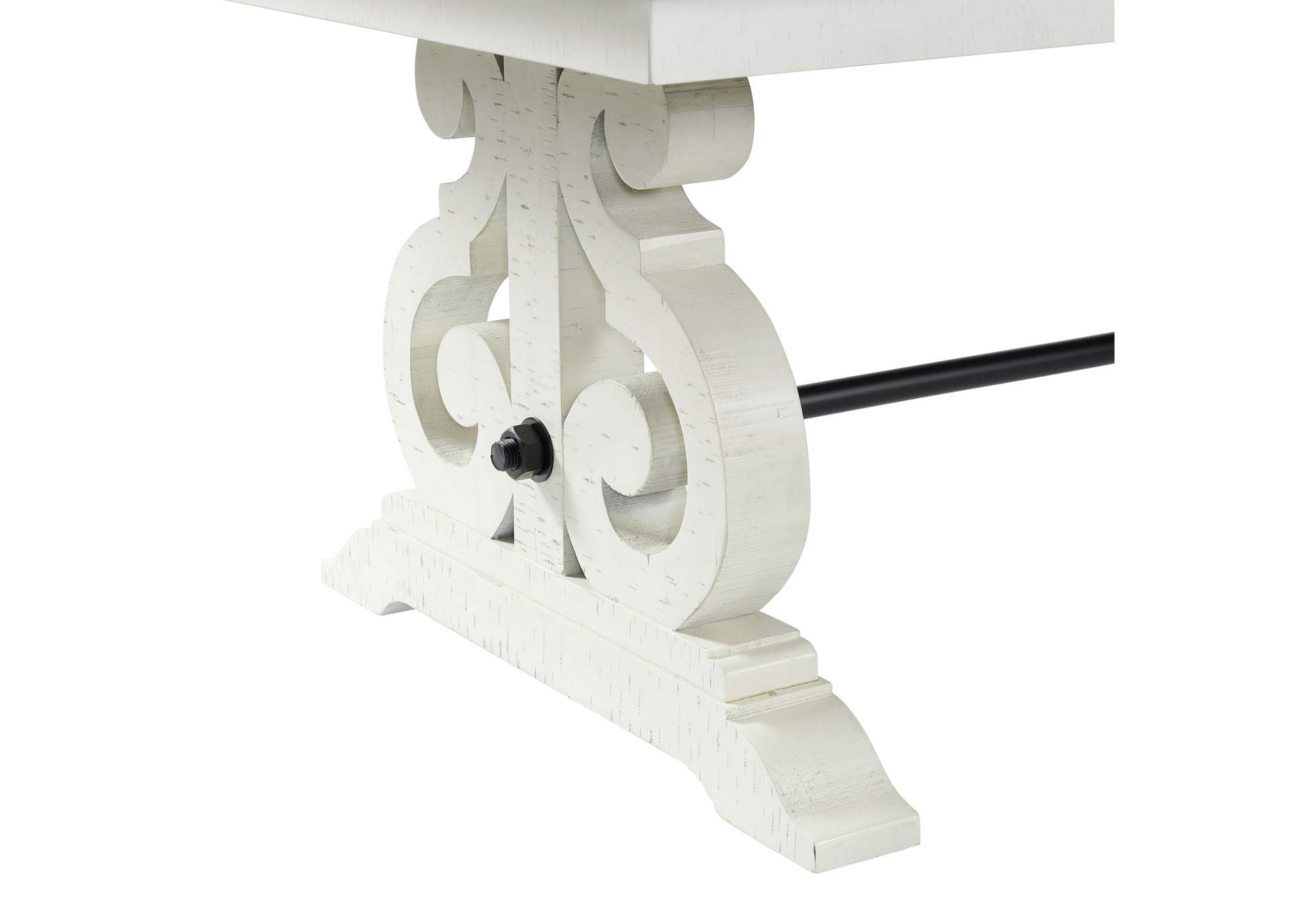 Stone Dining Table In White,Elements