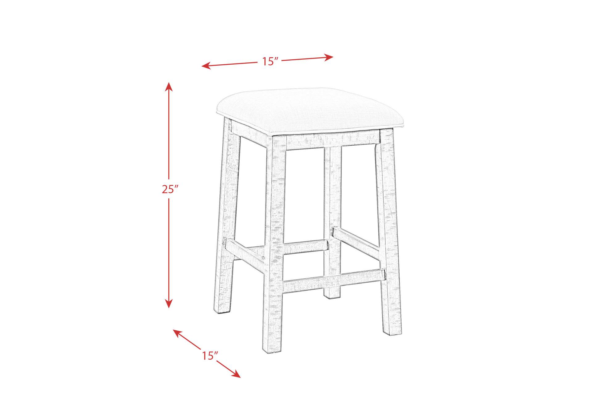 Stone Occasional Bar Table Pack Gray,Elements