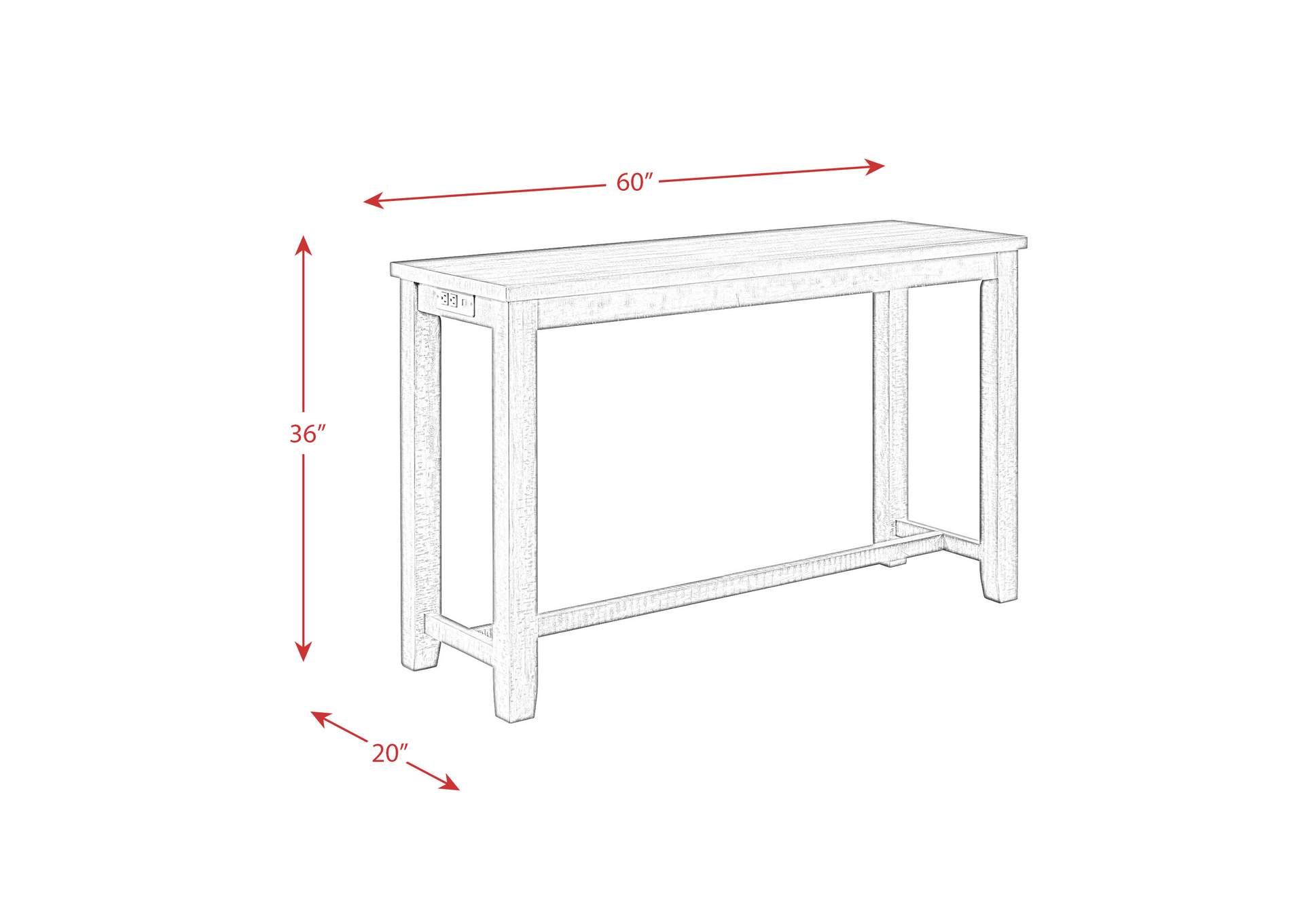 Stone Occasional Bar Table Single Pack Table Three Stools,Elements